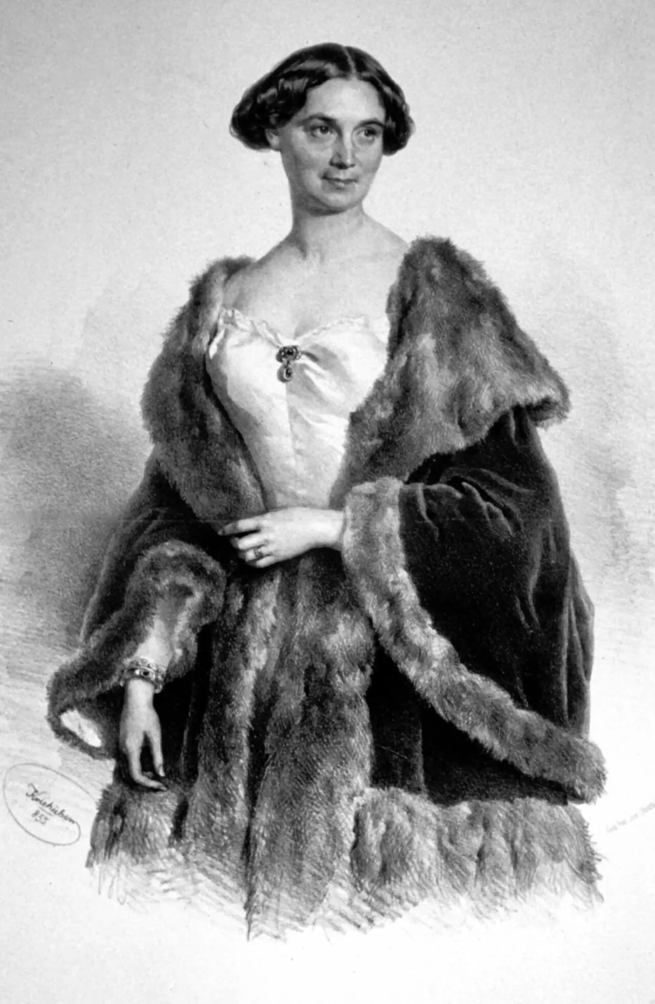 Porträt von Christine Hebbel (1817–1910) – Gedenkseite