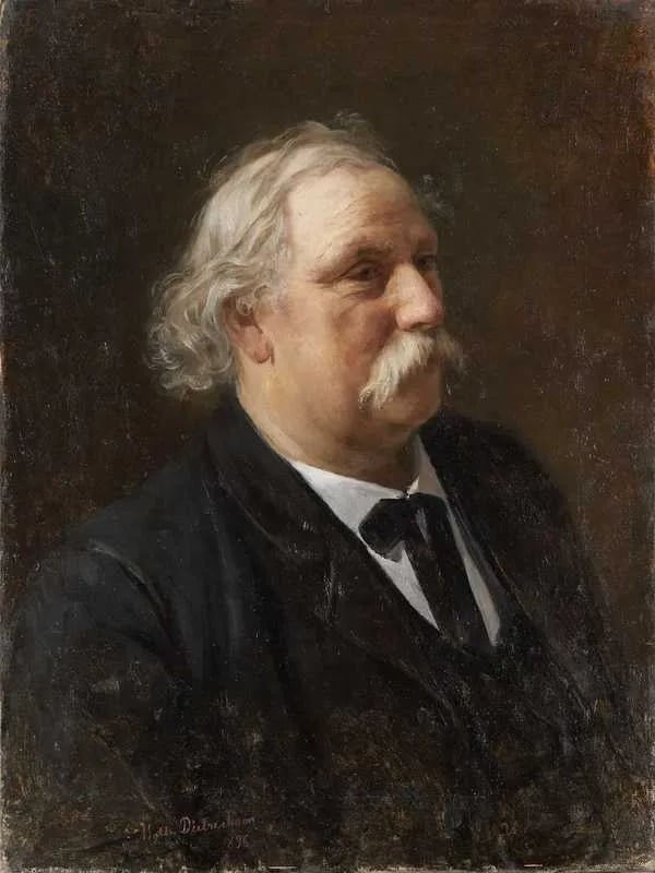 Porträt von Knud Bergslien (1827–1908) – Gedenkseite