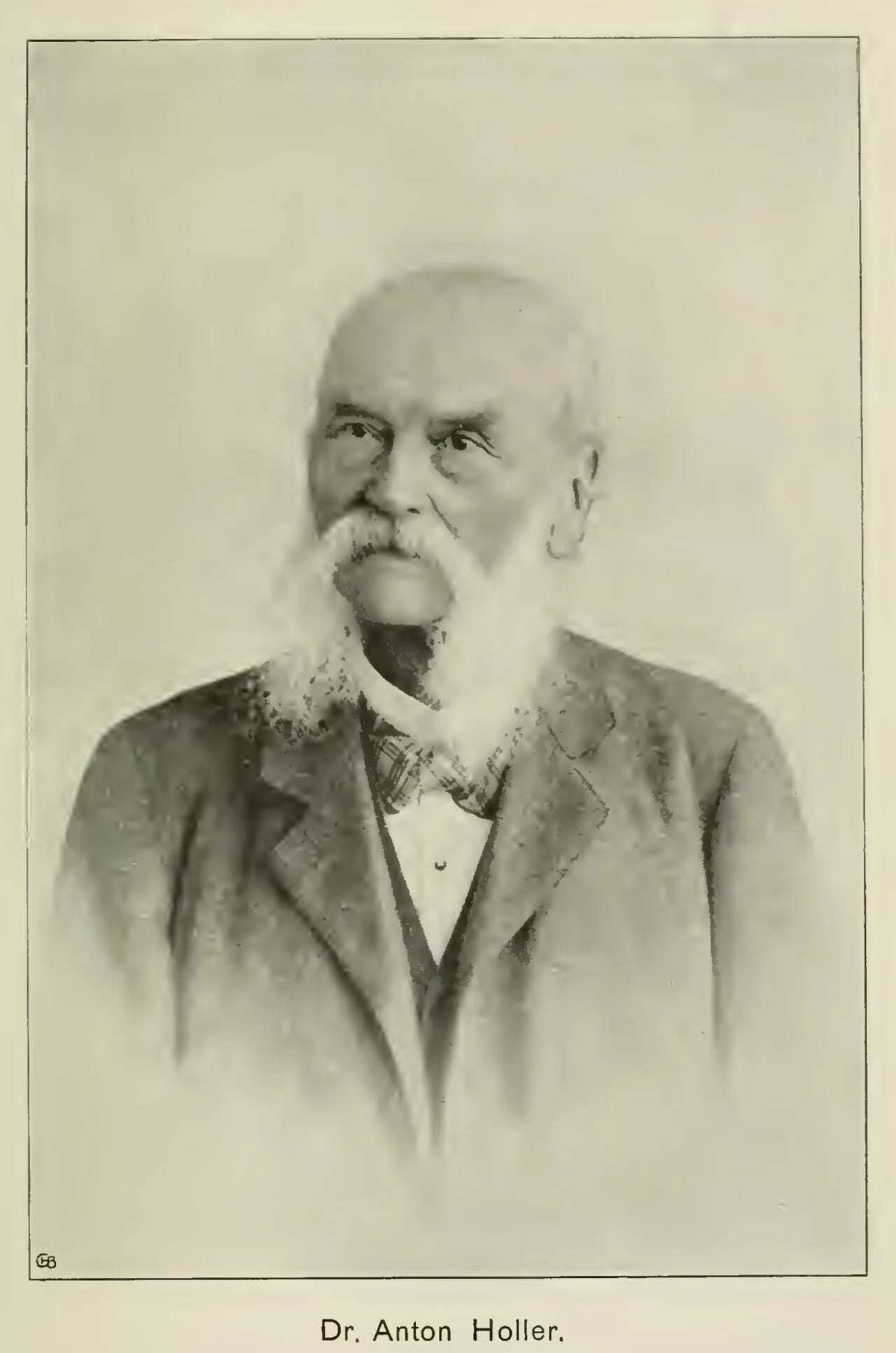 Porträt von Anton Holler (1826–1909) – Gedenkseite