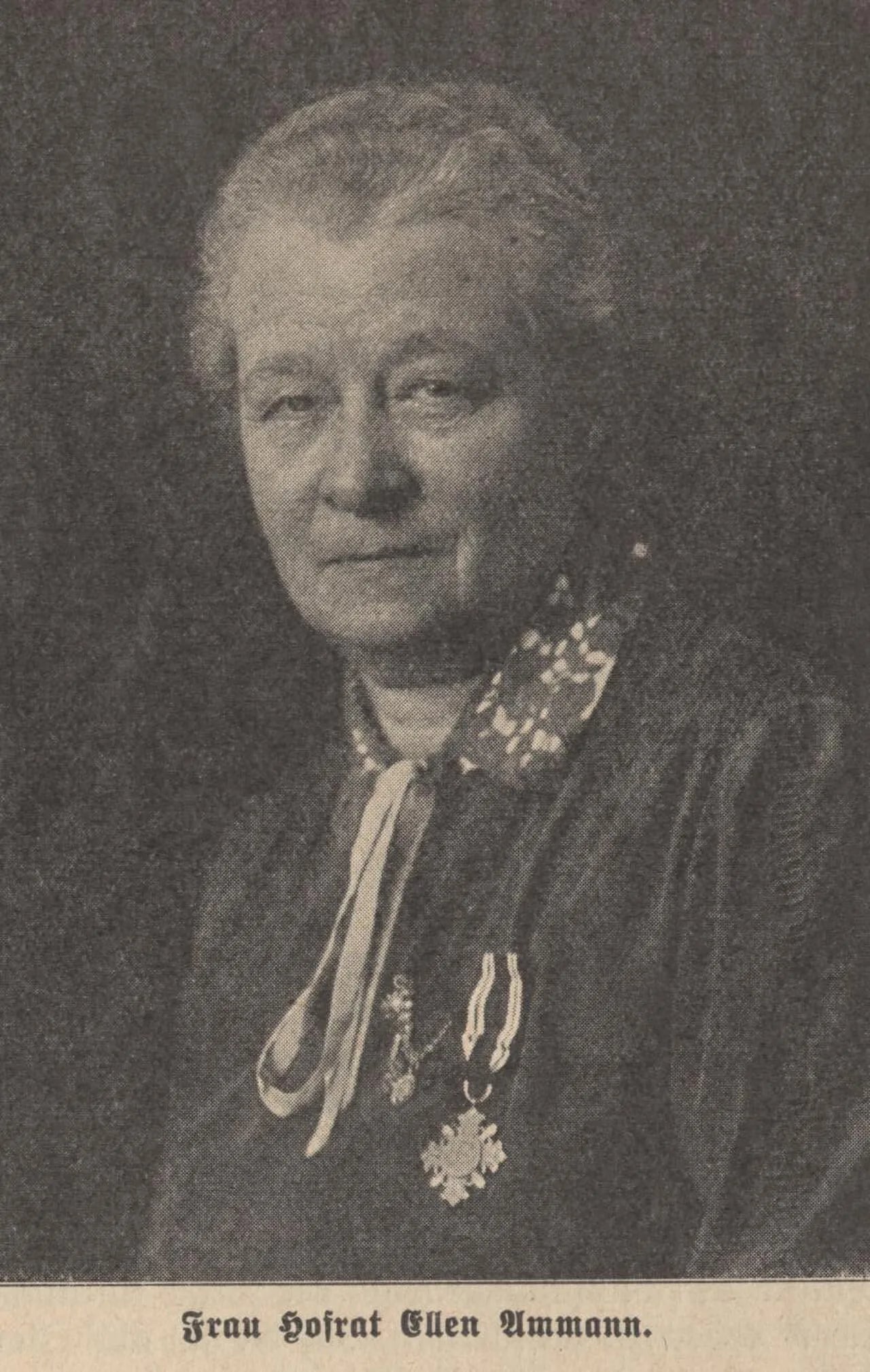 Porträt von Ellen Ammann (1870–1932) – Gedenkseite