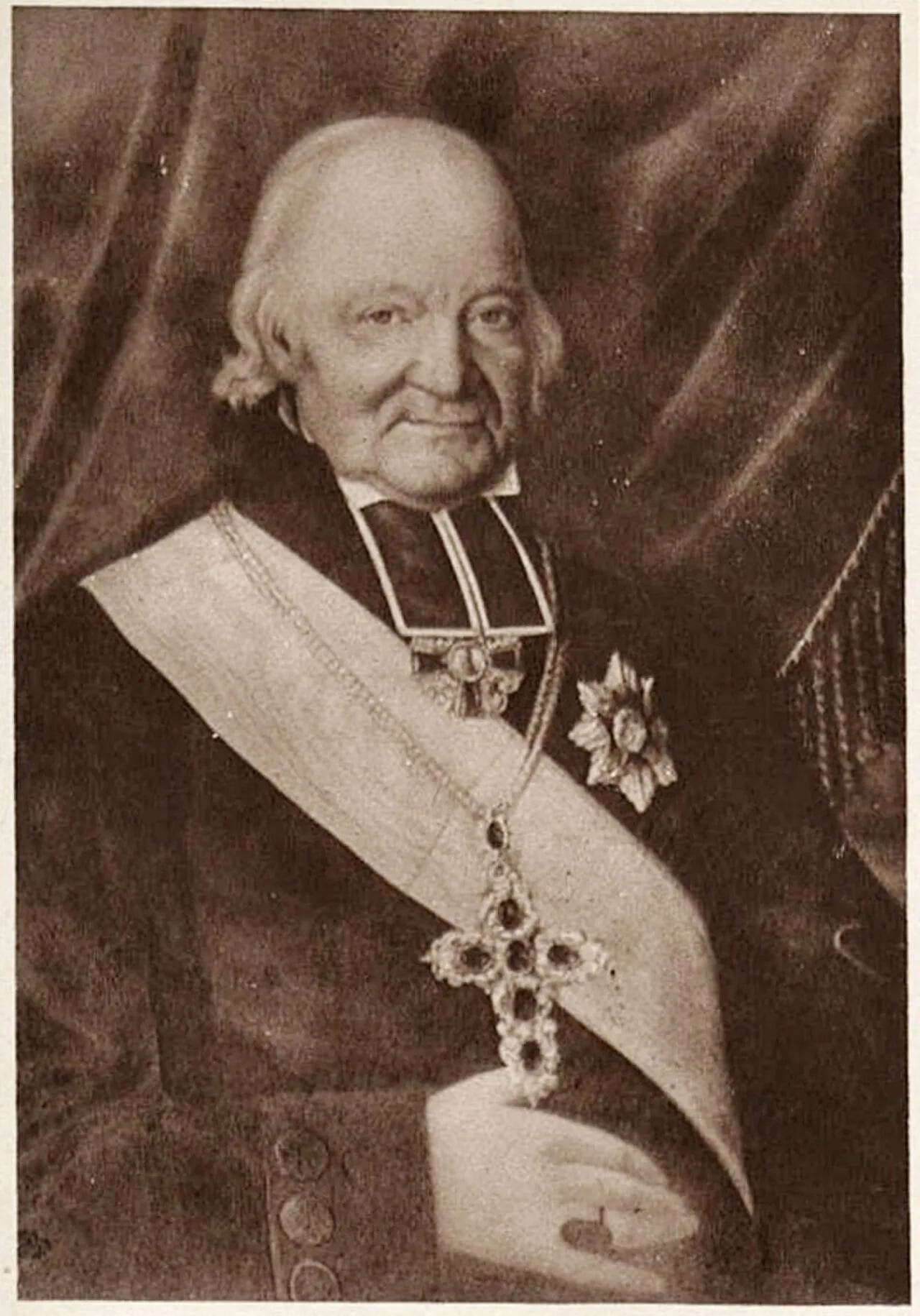Portrait of Bernhard Boll (1756–1836) – memorial page