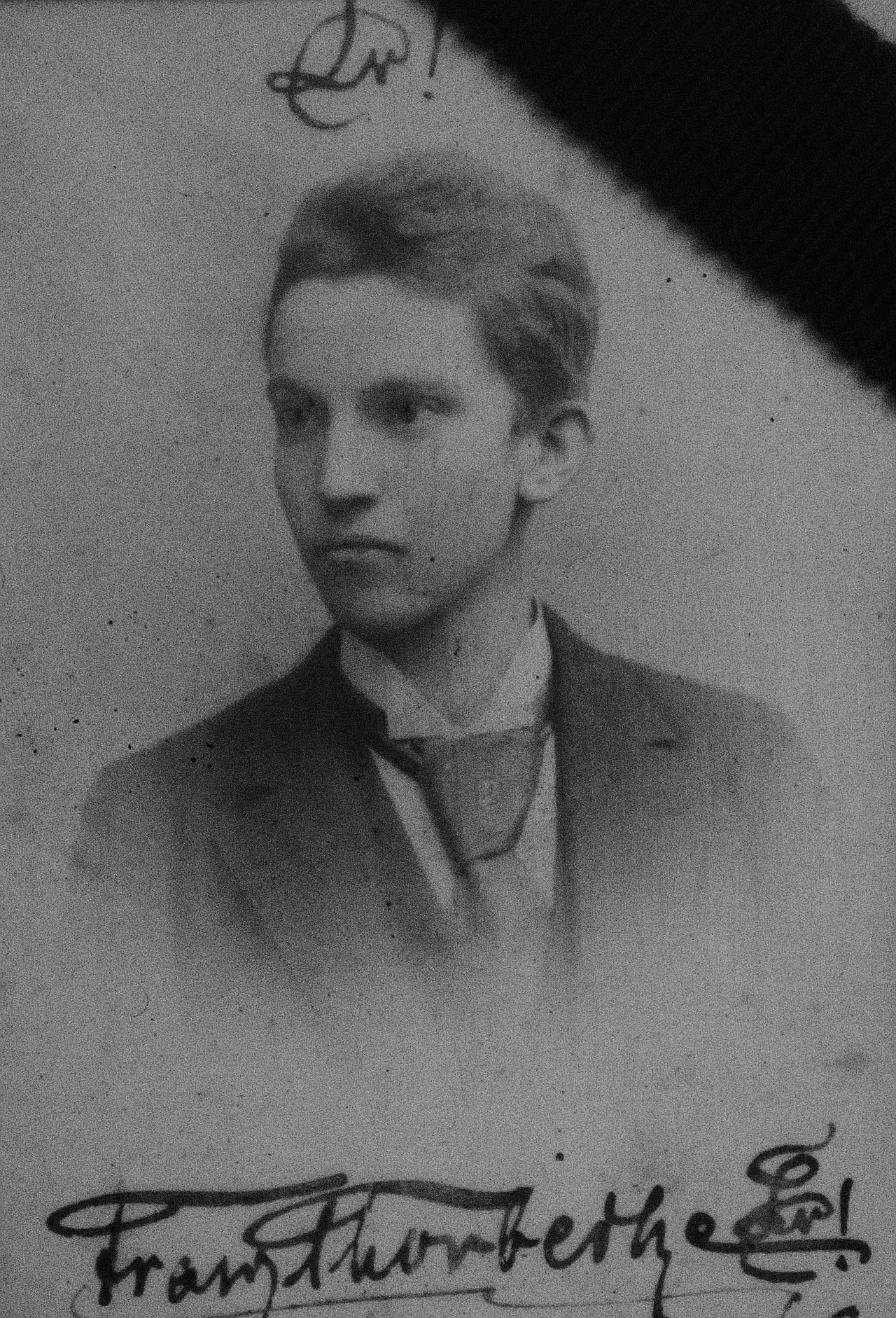 Porträt von Franz Thorbecke (1875–1945) – Gedenkseite