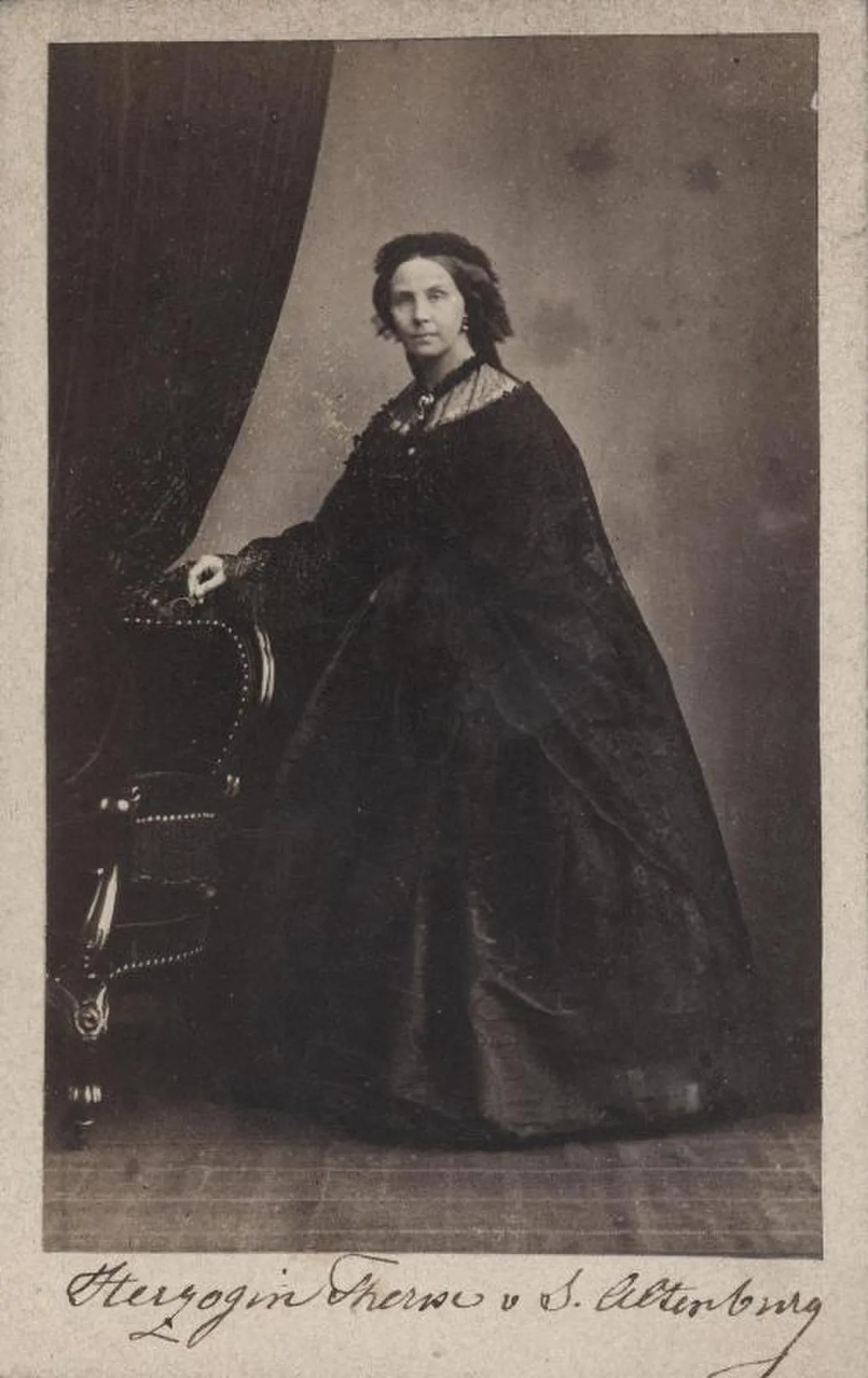 Porträt von Therese von Sachsen-Altenburg (1823–1915) – Gedenkseite