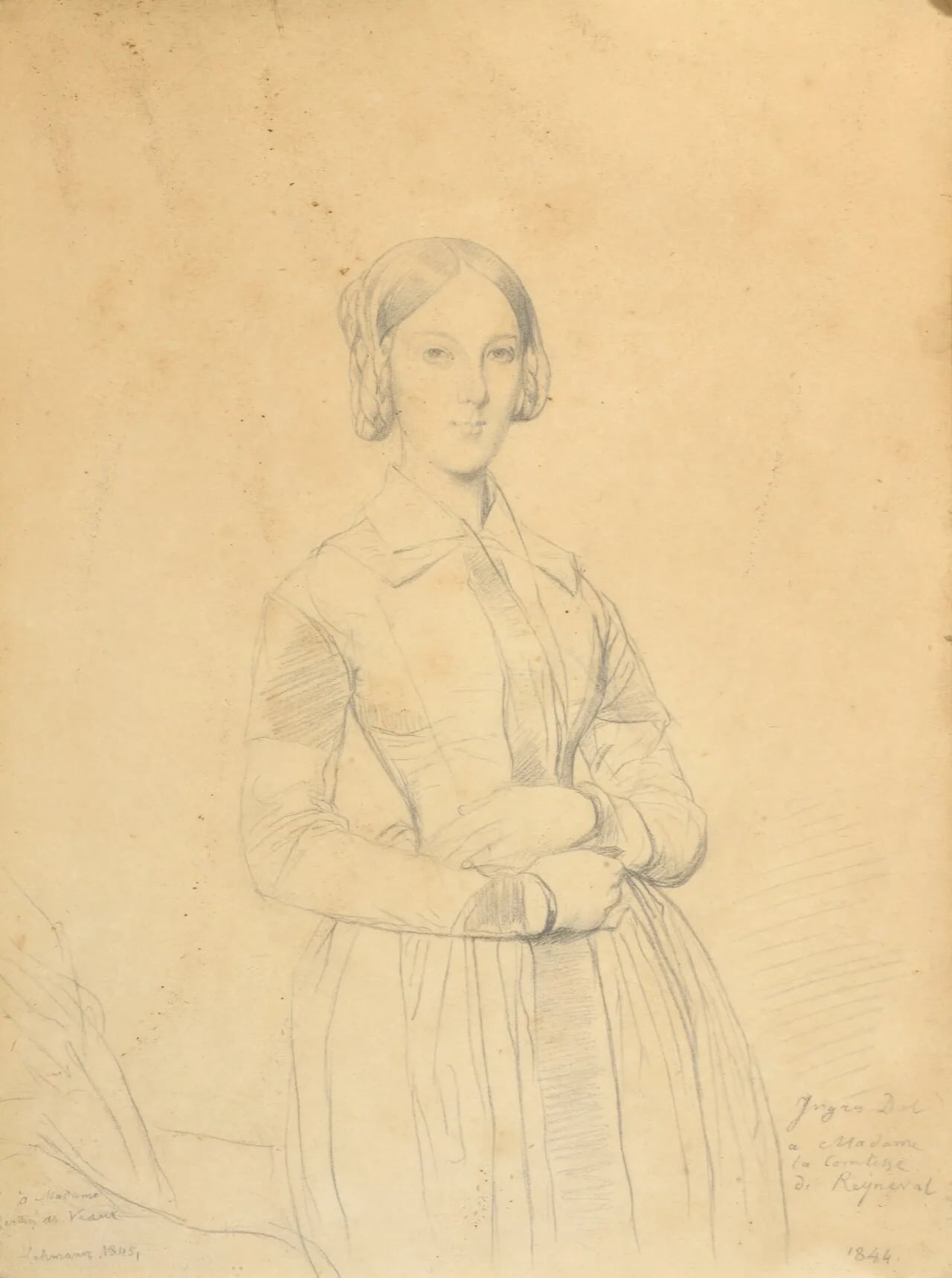 Porträt von Louise Sophie Bertin de Veaux (1826–1909) – Gedenkseite