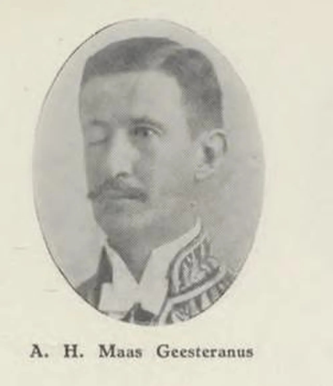 Portrait of Adrien Henri Maas Geesteranus (1873–1965) – memorial page
