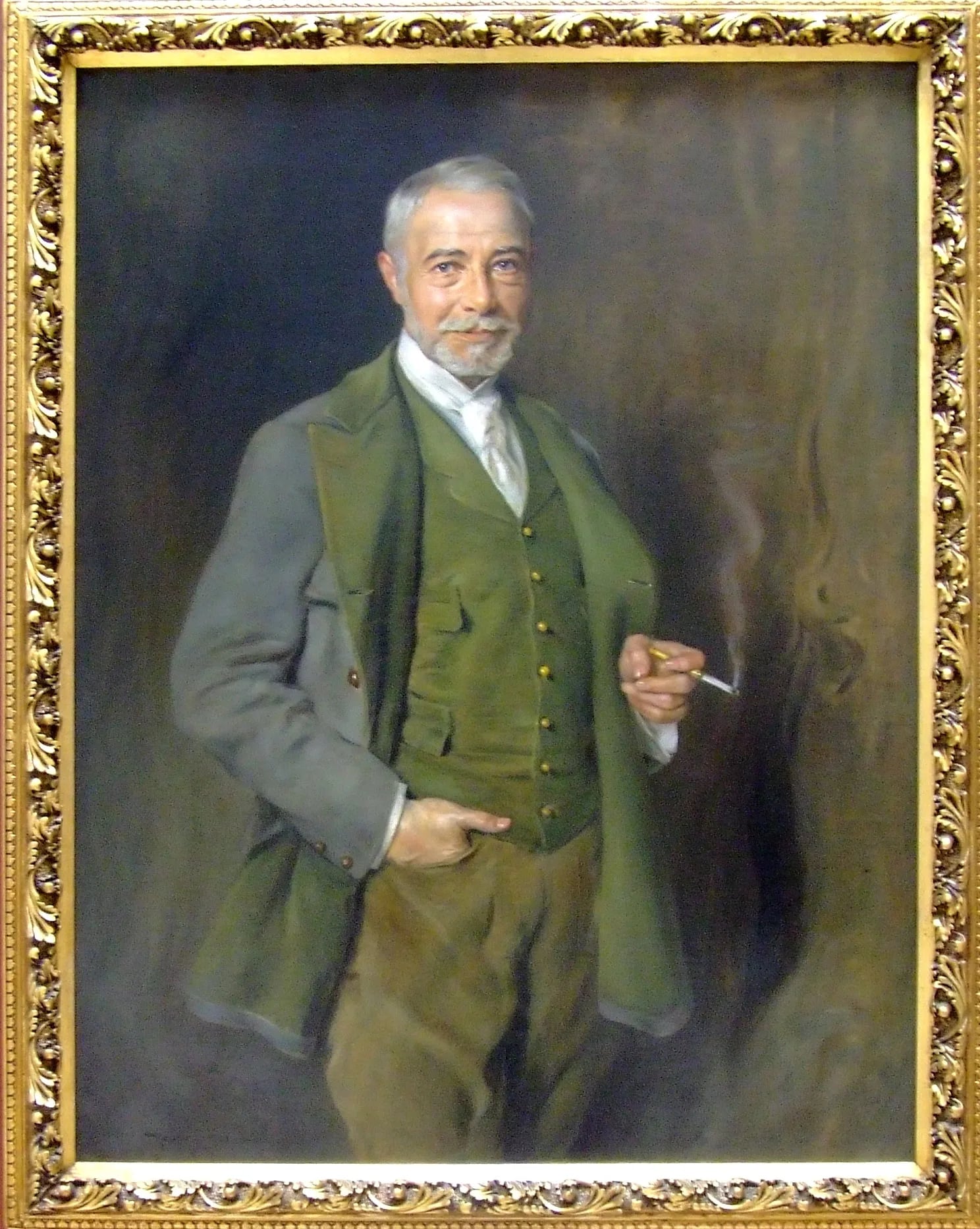Porträt von Frigyes Déri (1852–1924) – Gedenkseite