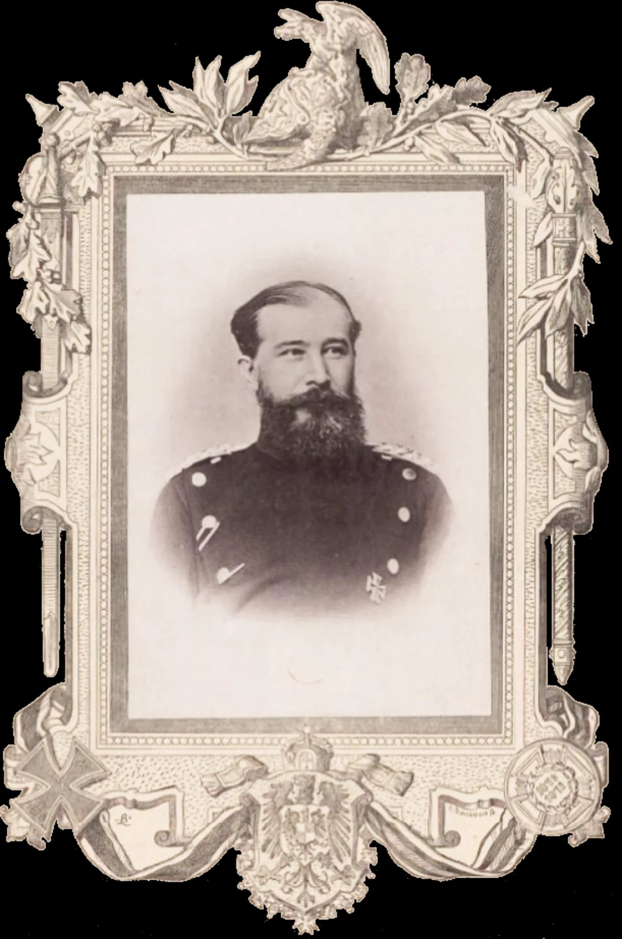 Porträt von Emil von Albedyll (1824–1897) – Gedenkseite