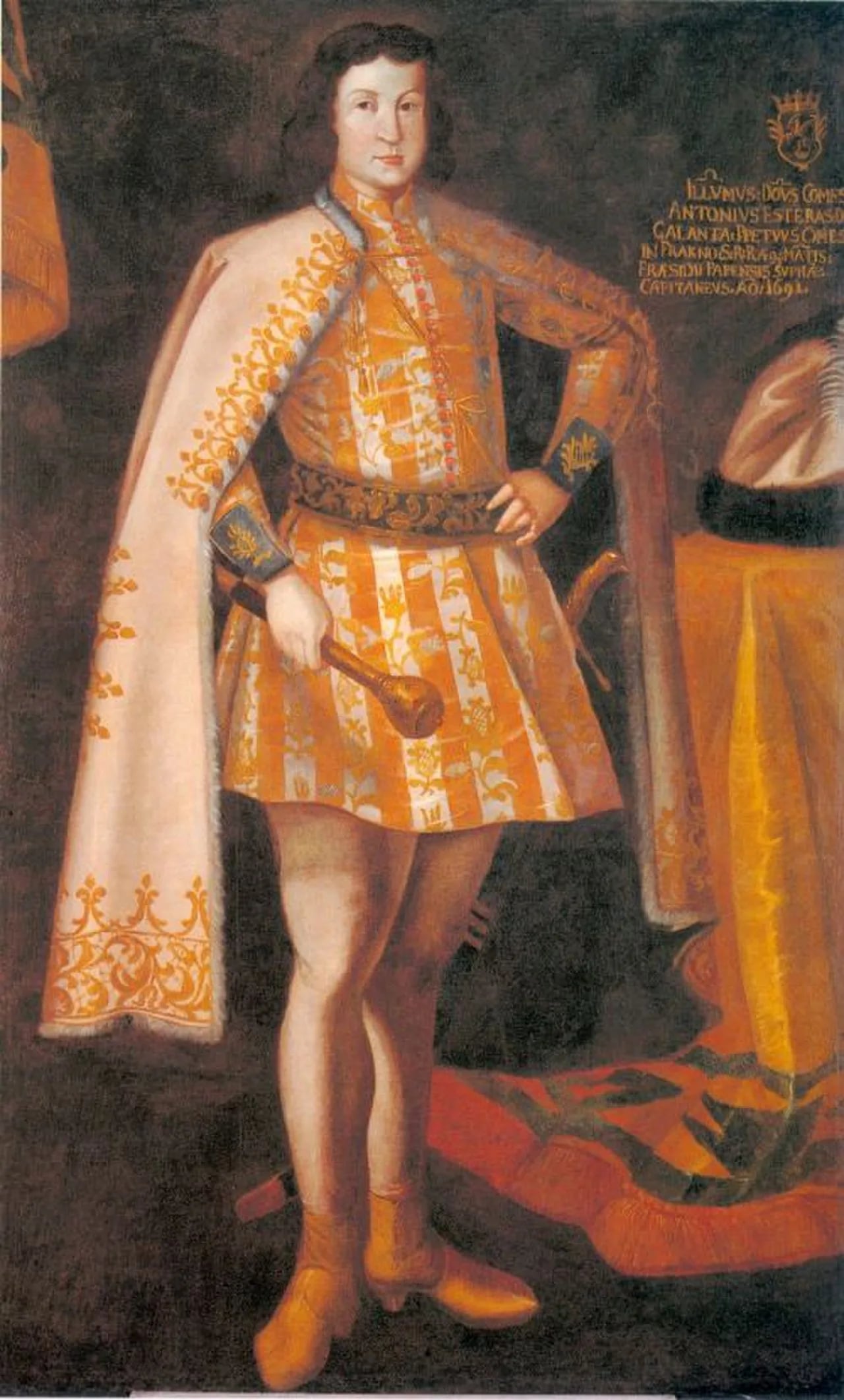 Porträt von Antal Esterházy (1676–1722) – Gedenkseite