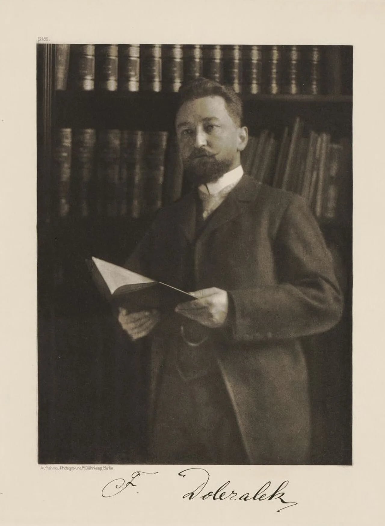 Portrait of Friedrich Dolezalek (1873–1920) – memorial page