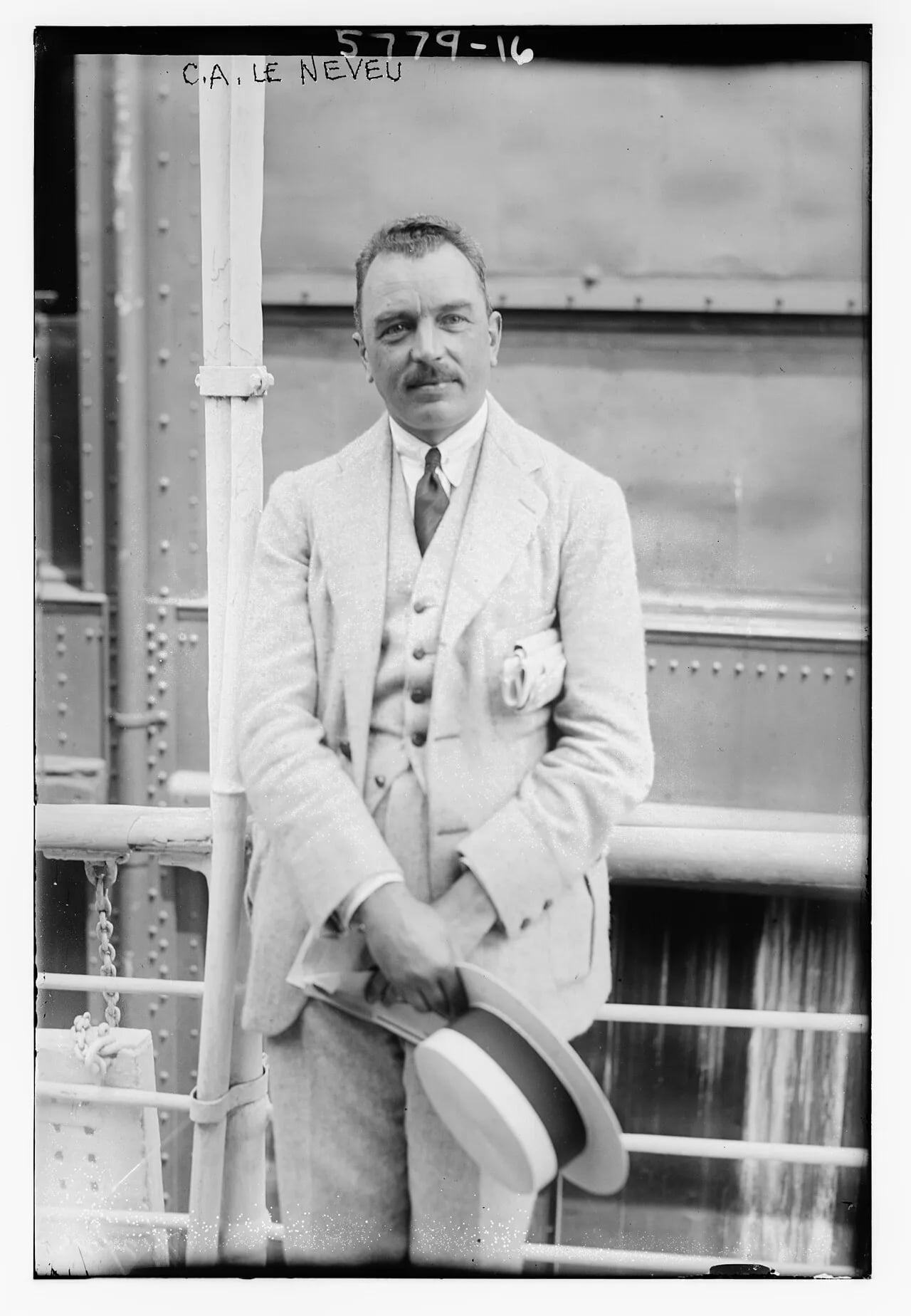 Portrait of Charles Auguste Louis Le Neveu (1883–1956) – memorial page