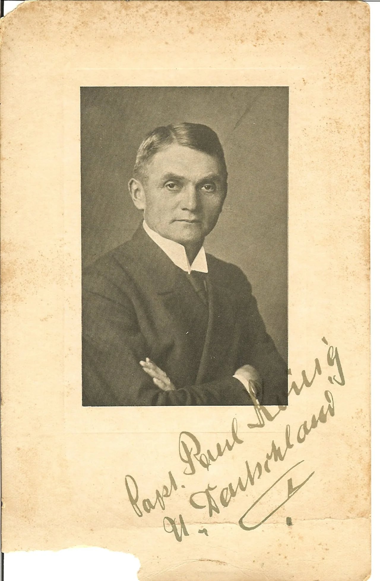 Porträt von Paul König (1867–1933) – Gedenkseite