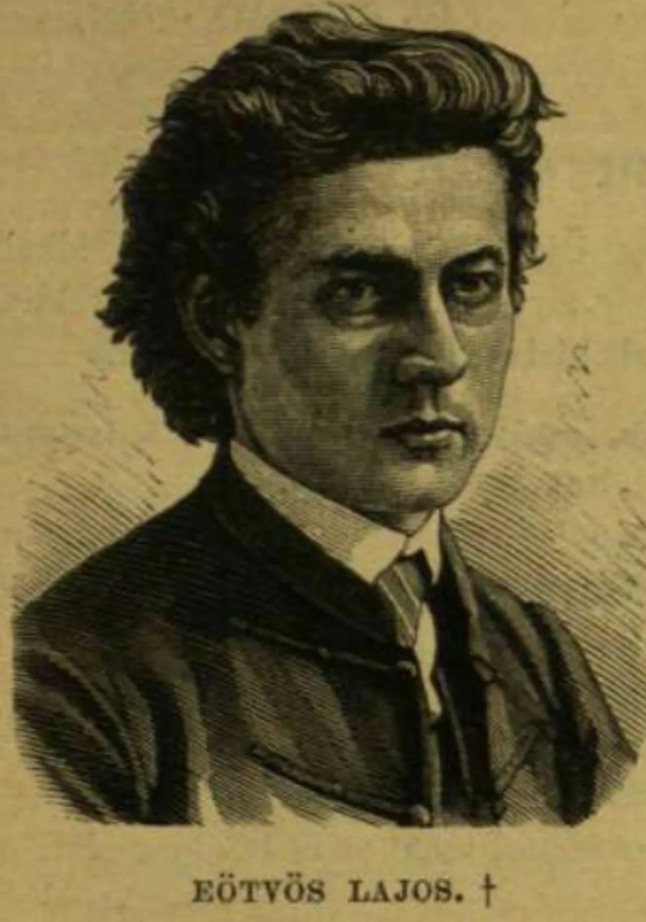 Portrait of Lajos Eötvös (1848–1872) – memorial page