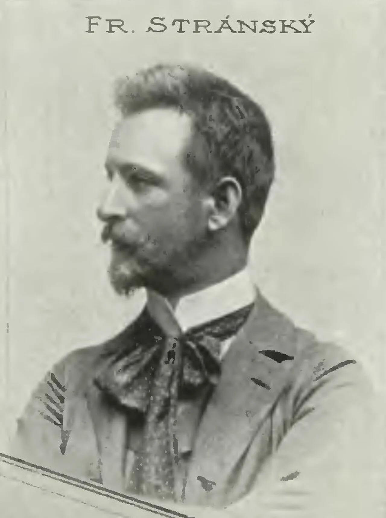Portrait of František Stránský (1869–1901) – memorial page