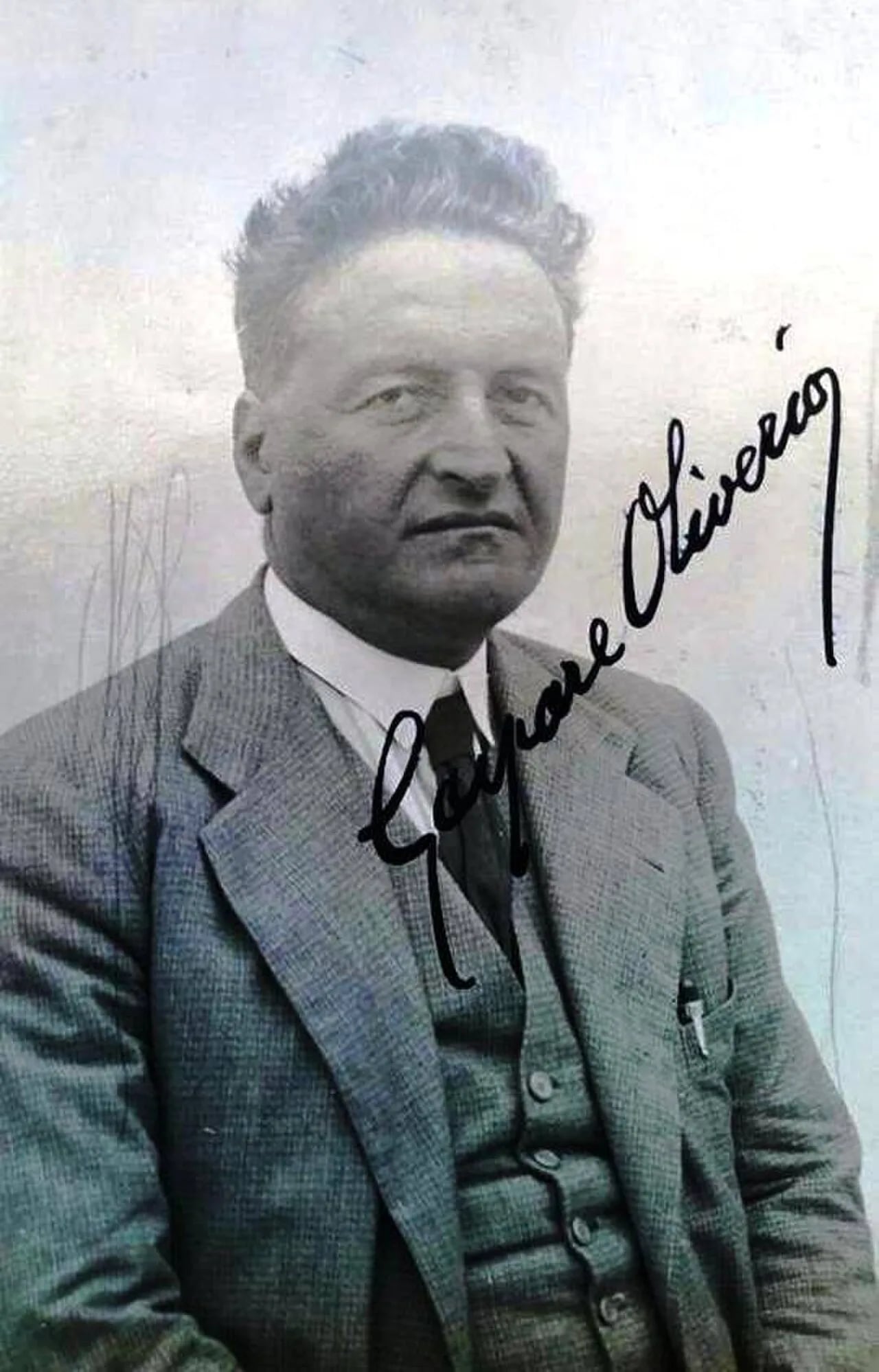 Portrait of Gaspare Oliverio (1887–1956) – memorial page