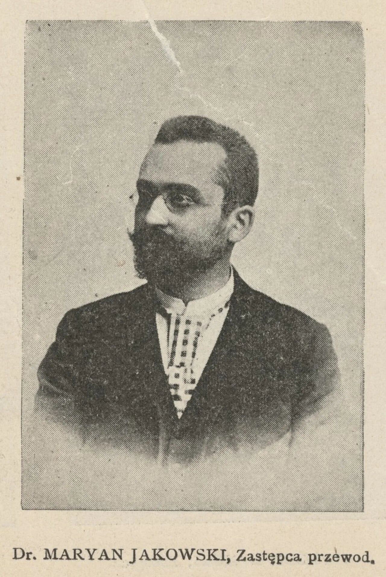Porträt von Stefan Marian Jakowski (1857–1921) – Gedenkseite