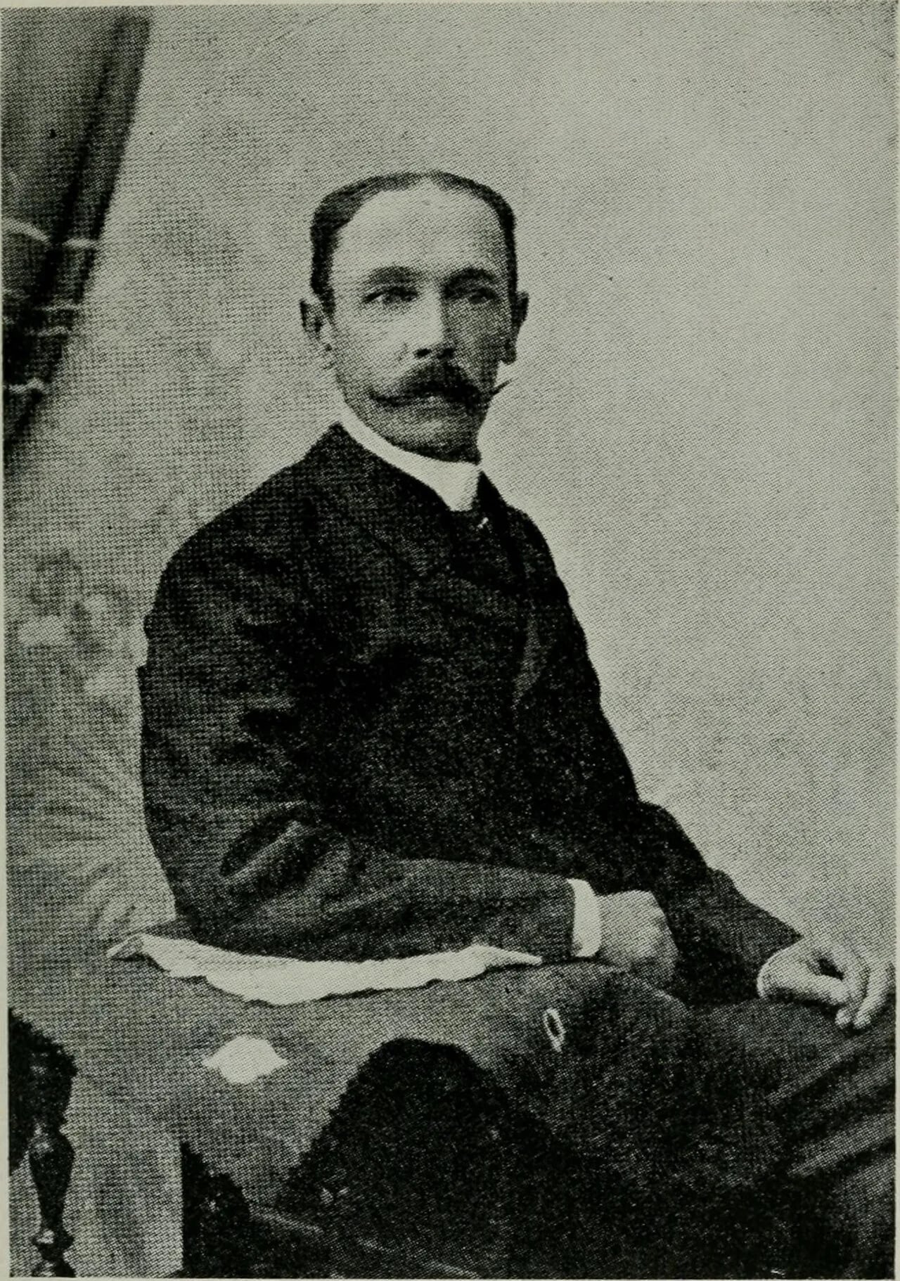 Porträt von Emil von Schoenaich-Carolath (1852–1908) – Gedenkseite