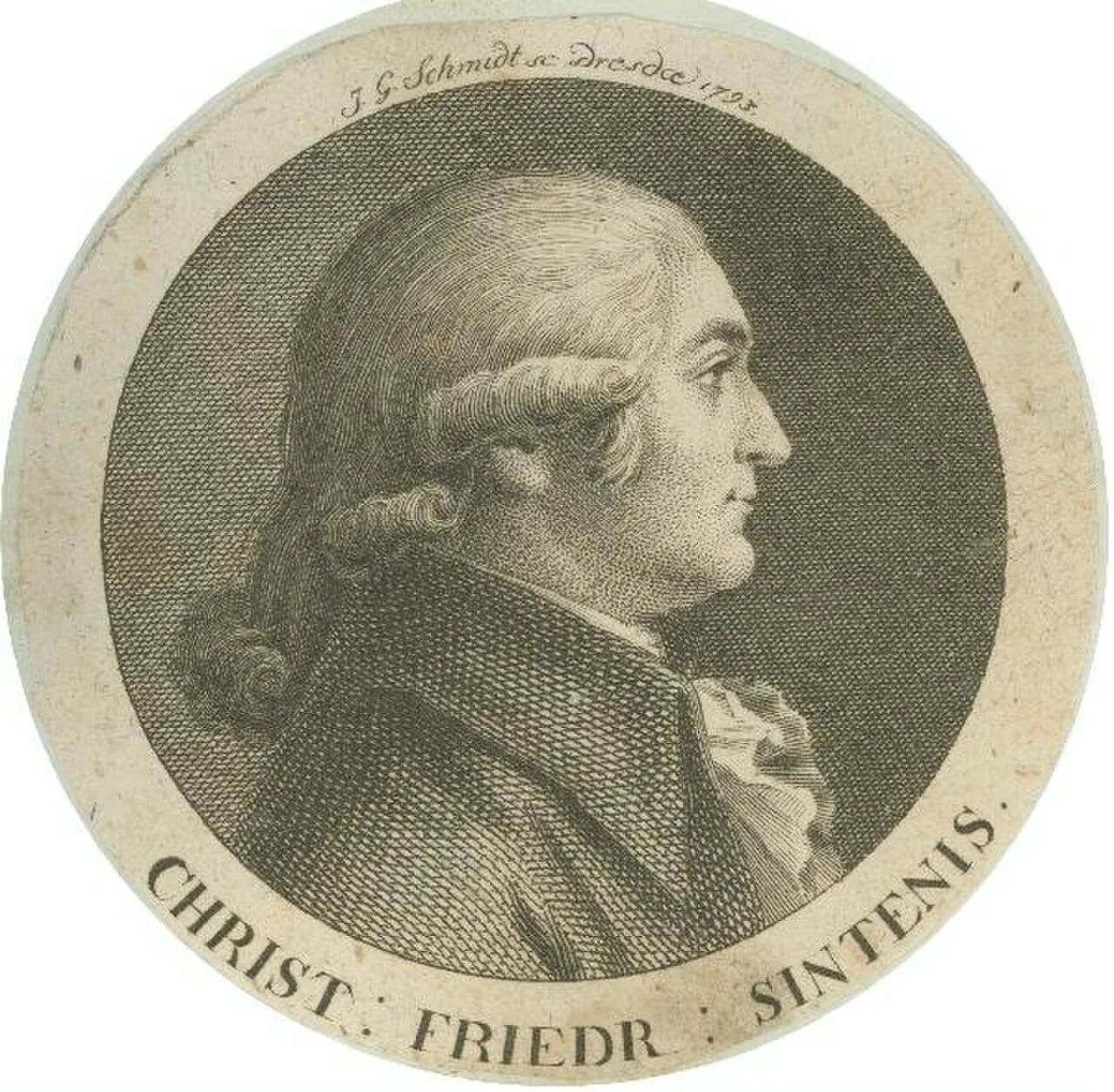 Porträt von Christian Friedrich Sintenis (1750–1820) – Gedenkseite
