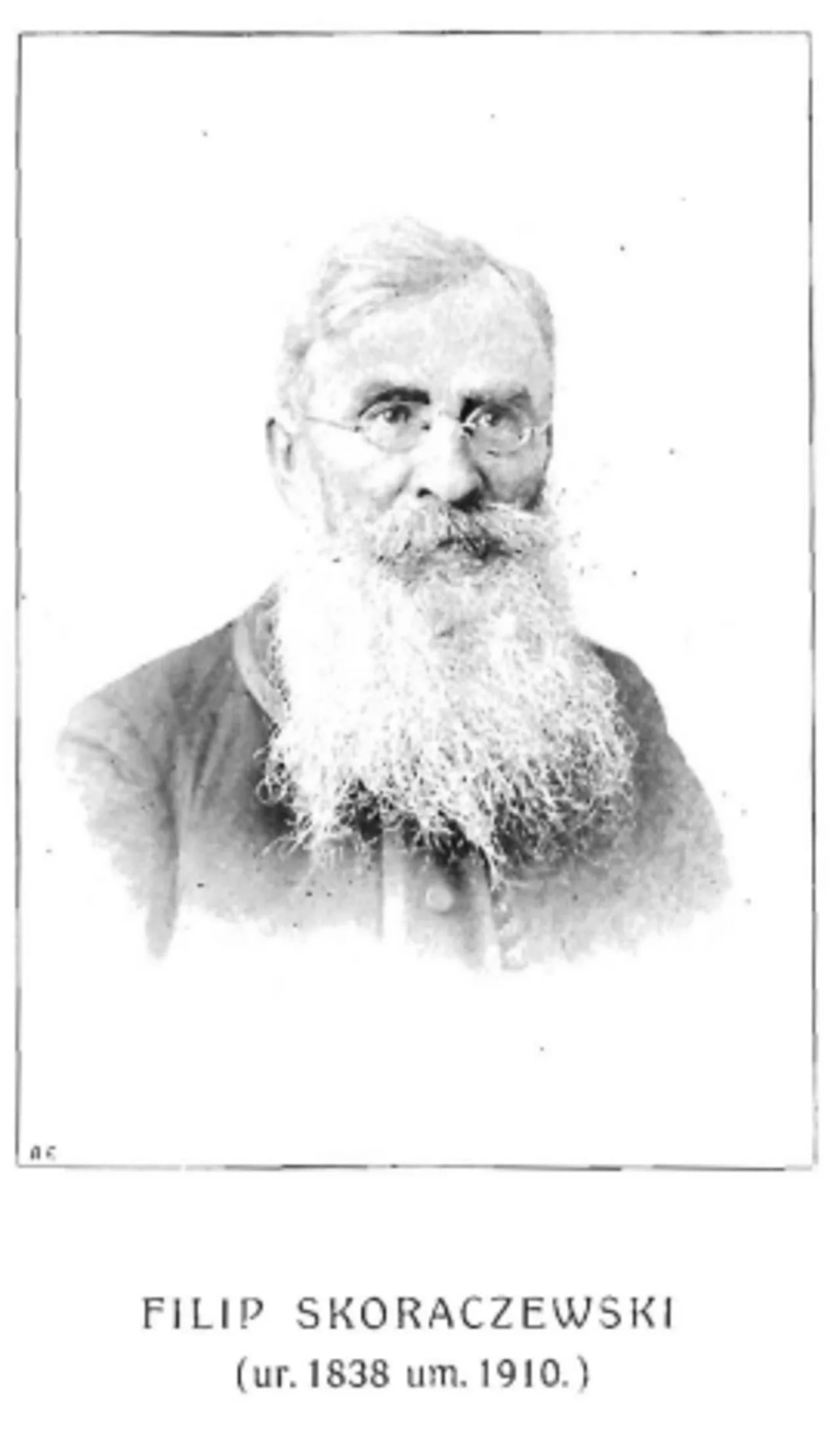 Porträt von Filip Skoraczewski (1838–1910) – Gedenkseite