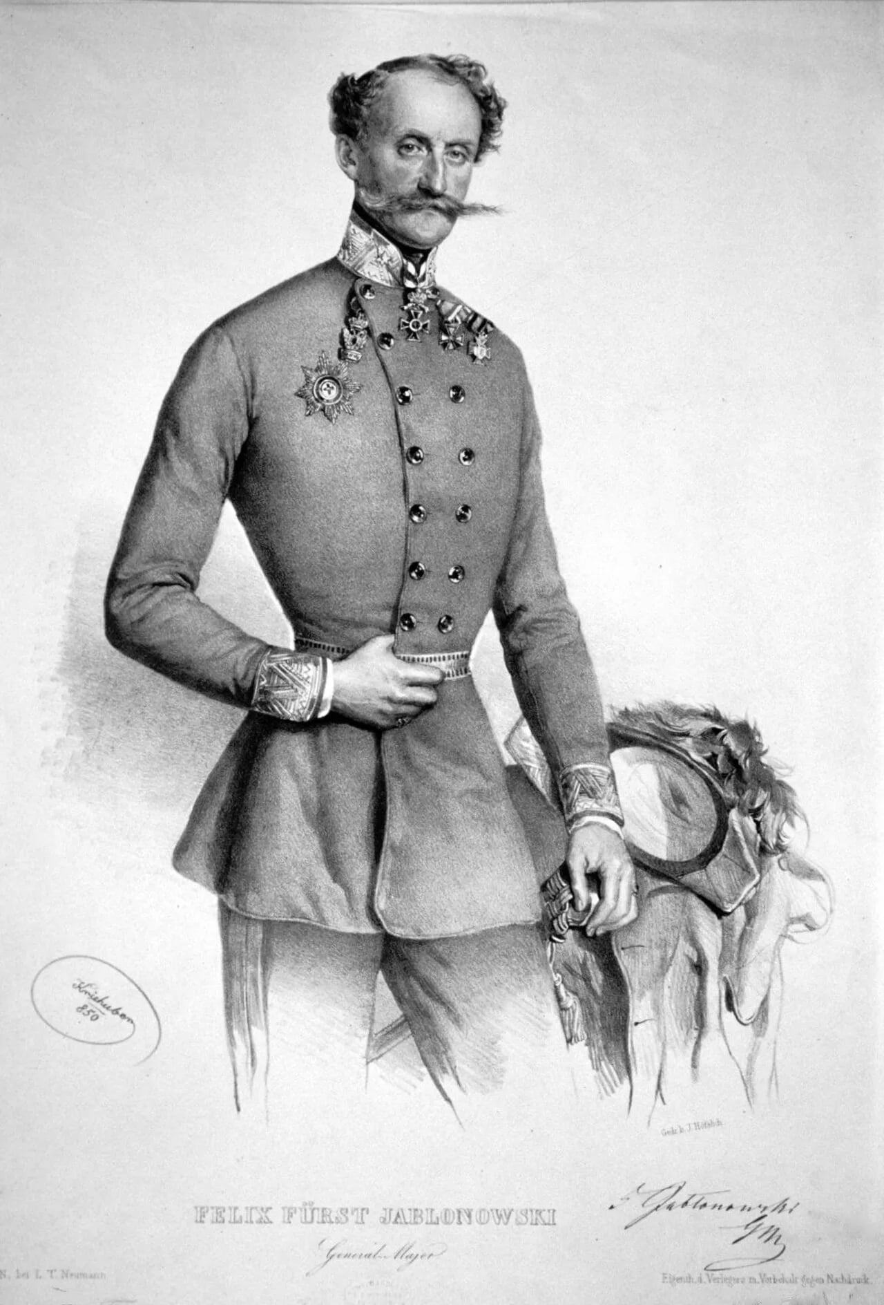 Portrait of Felix Jablonowski (1808–1857) – memorial page