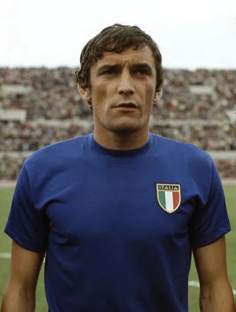 Portrait of Luigi Riva (1944–2024) – memorial page