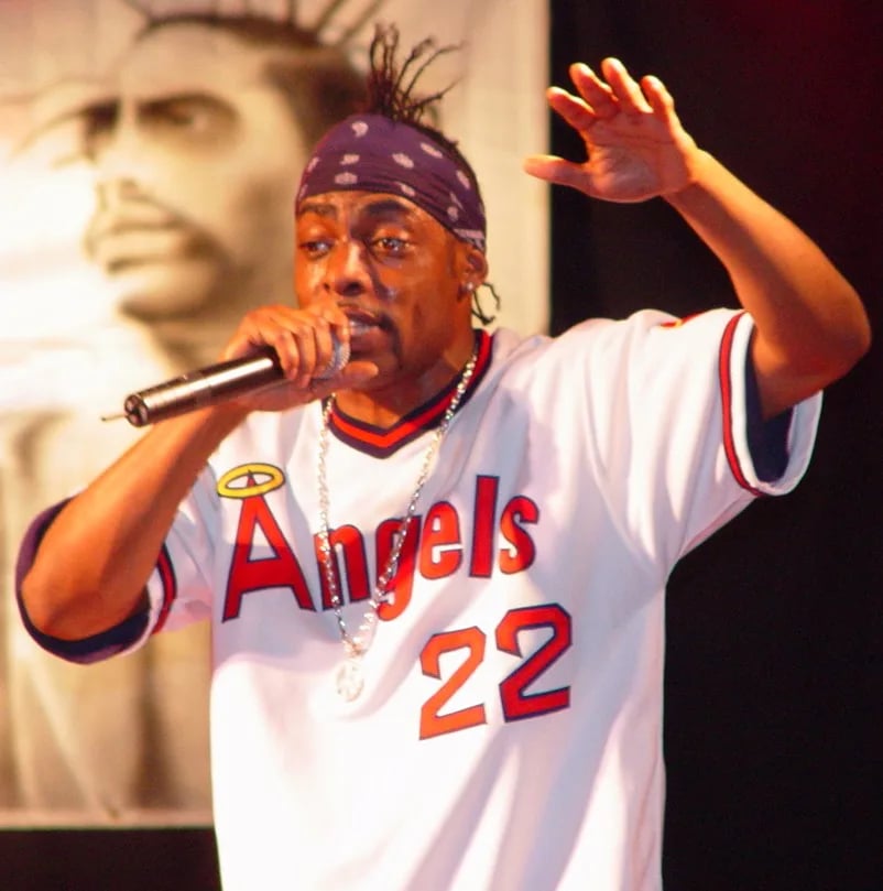 Porträt von Coolio (1963–2022) – Gedenkseite