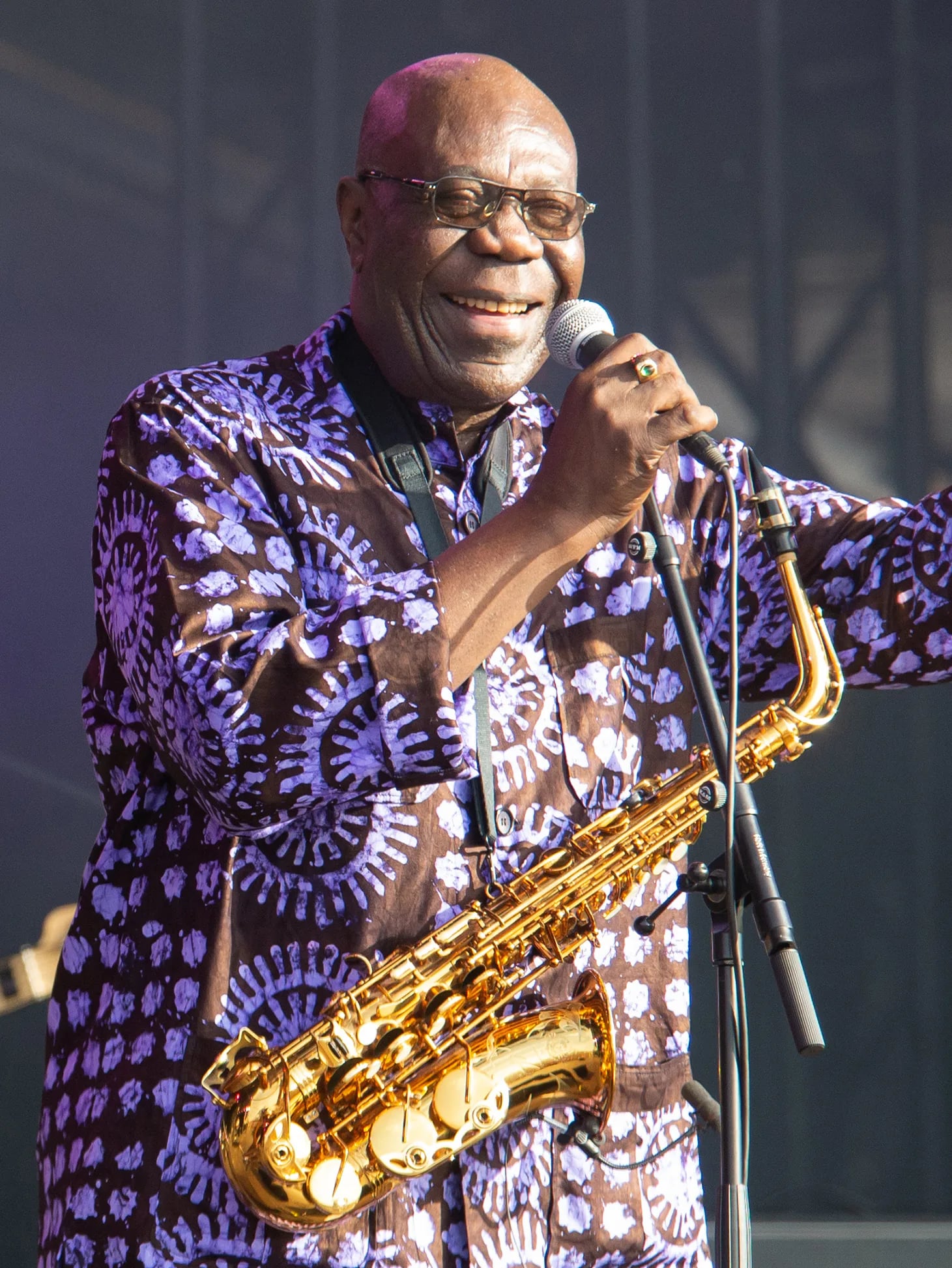 Portrait of Manu Dibango (1933–2020) – memorial page