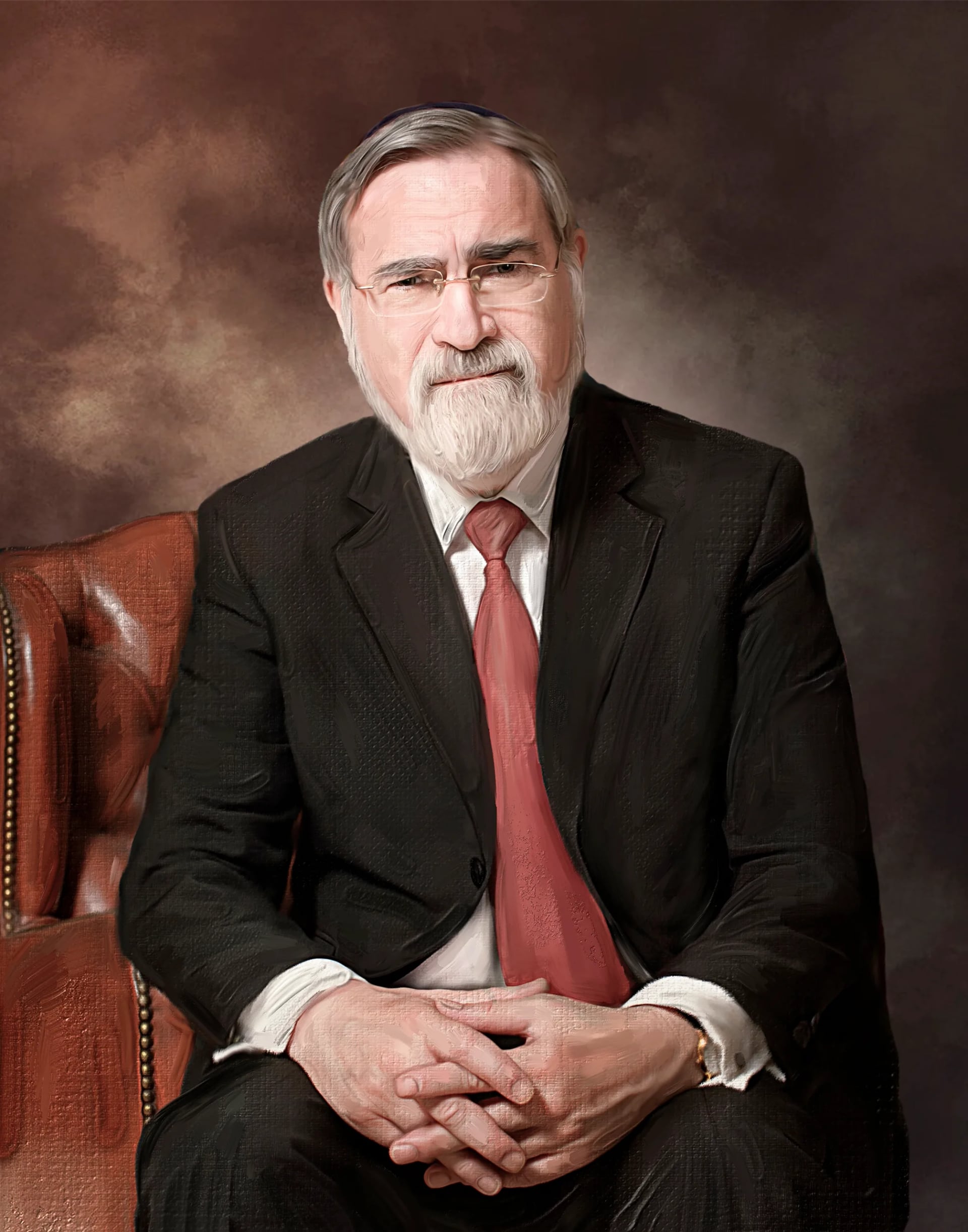 Porträt von Jonathan Sacks, Baron Sacks (1948–2020) – Gedenkseite