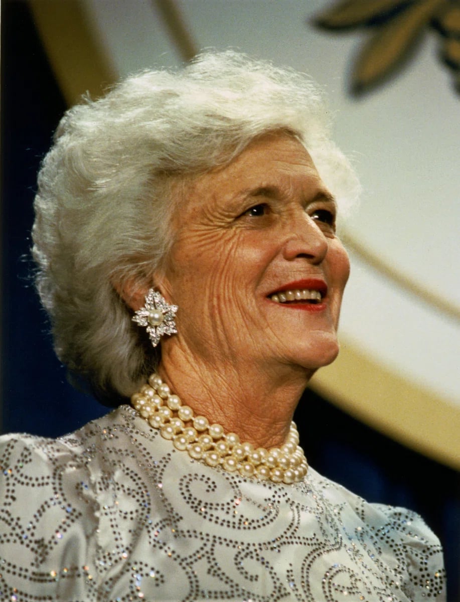 Porträt von Barbara Bush (1925–2018) – Gedenkseite
