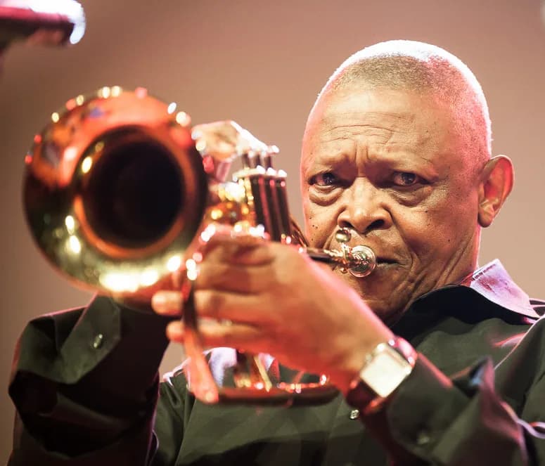 Hugh Masekela (née Hugh Ramopolo Masekela)
