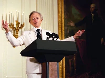 Portrait of Tom Wolfe (1930–2018) – memorial page