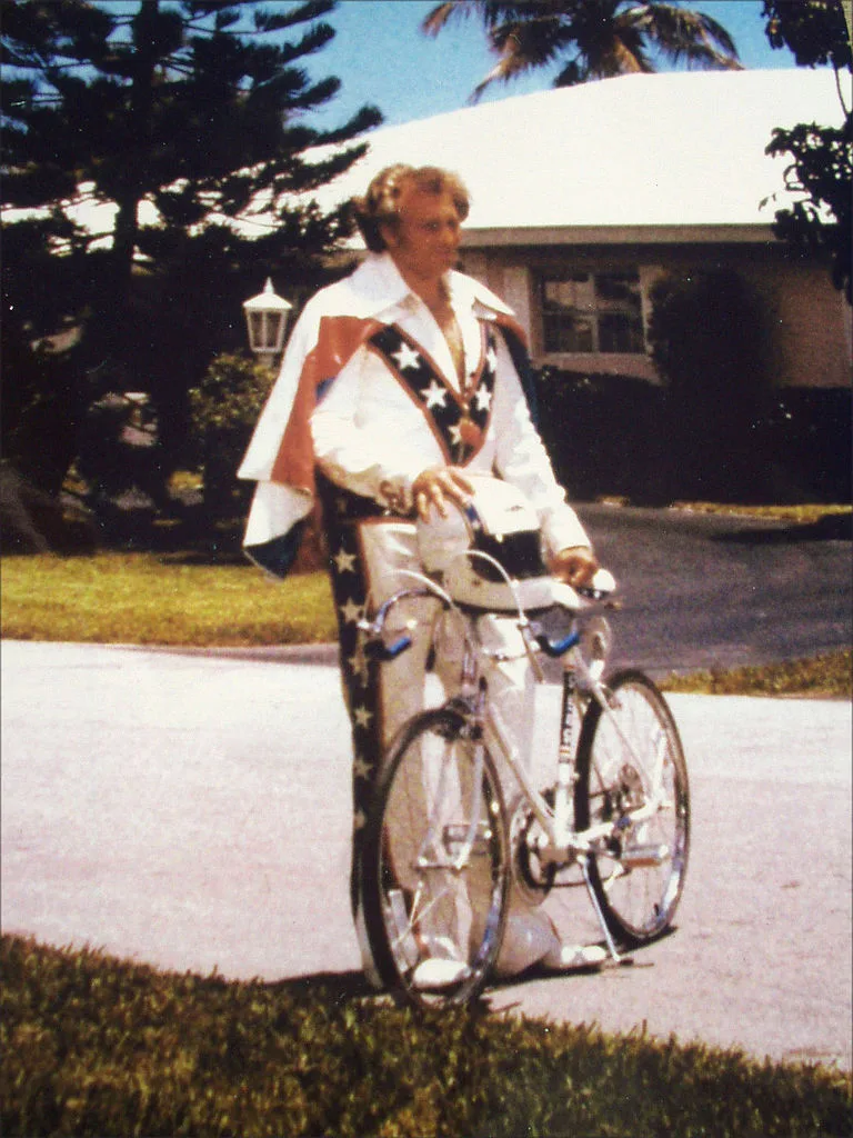 Porträt von Evel Knievel (1938–2007) – Gedenkseite