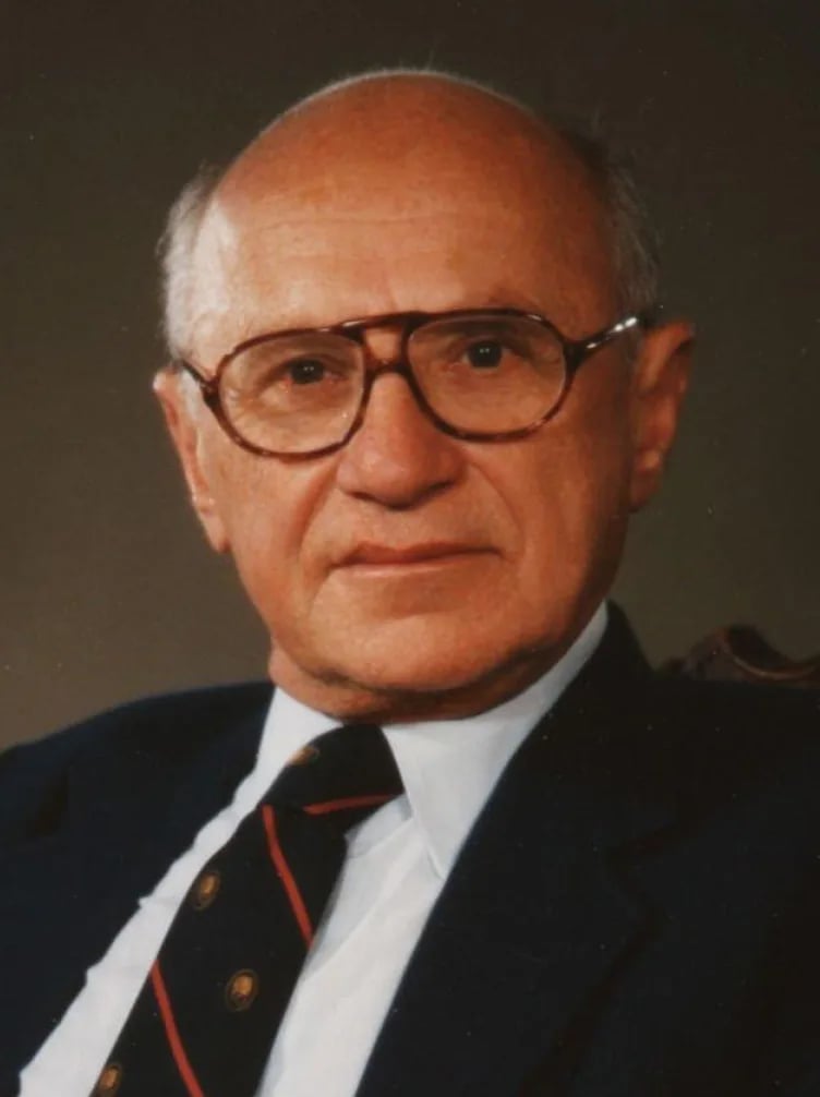 Porträt von Milton Friedman (1912–2006) – Gedenkseite