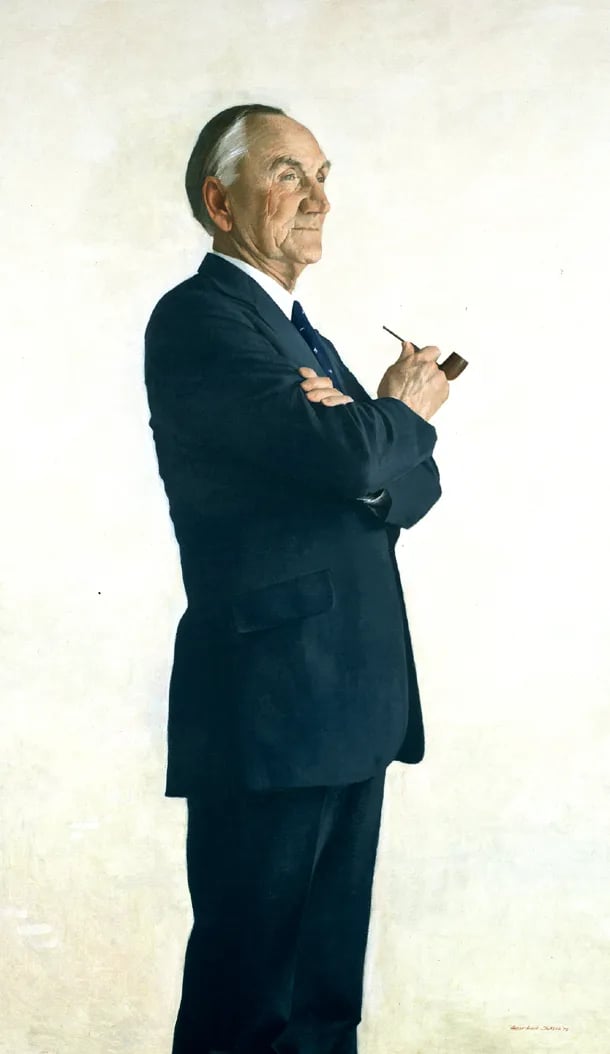 Porträt von Mike Mansfield (1903–2001) – Gedenkseite