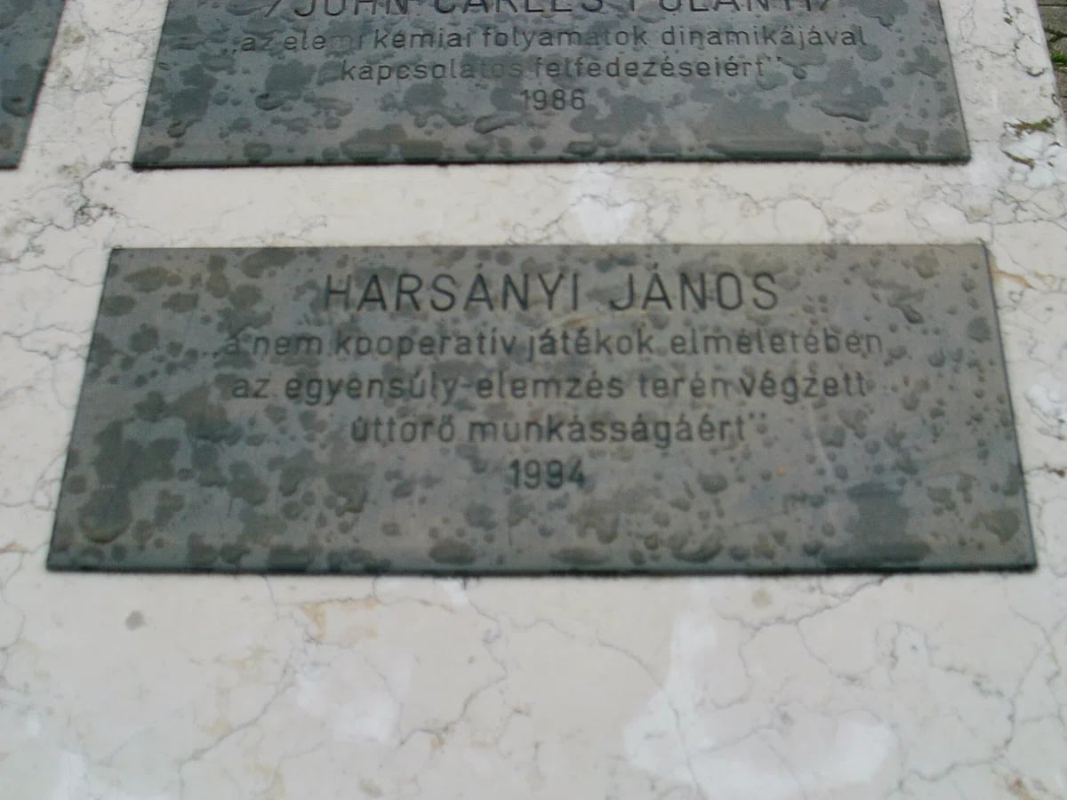 Portrait of John Harsanyi (1920–2000) – memorial page