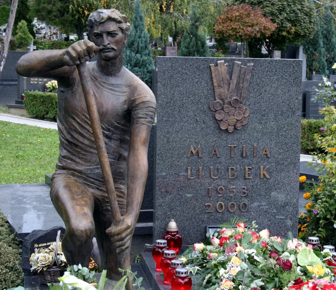 Porträt von Matija Ljubek (1953–2000) – Gedenkseite