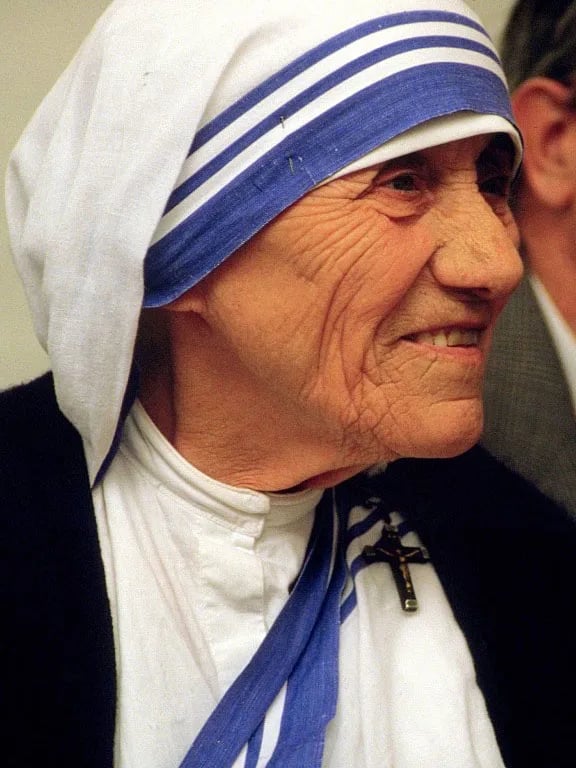 Porträt von Mutter Teresa (1910–1997) – Gedenkseite
