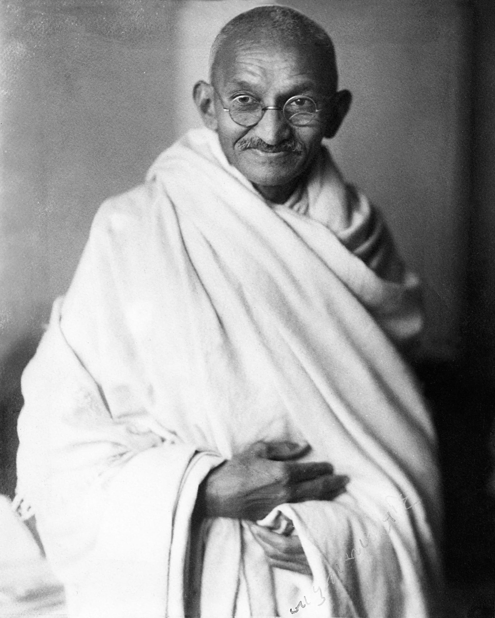 Portrait of Mohandas Karamchand Gandhi (1869–1948) – memorial page