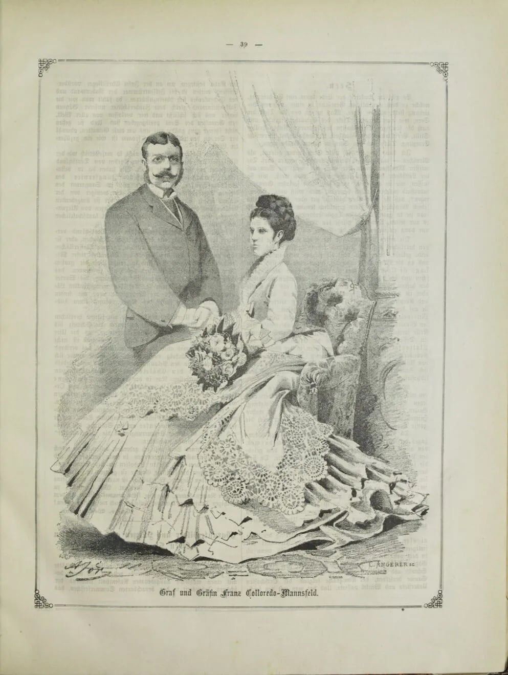 Porträt von Graf Franz von Colloredo-Mannsfeld (1847–1925) – Gedenkseite