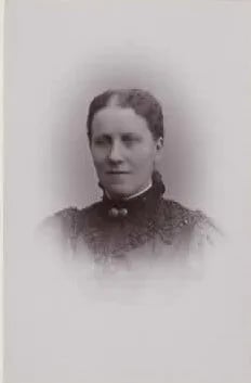 Porträt von Malla Grönlund (1851–1922) – Gedenkseite