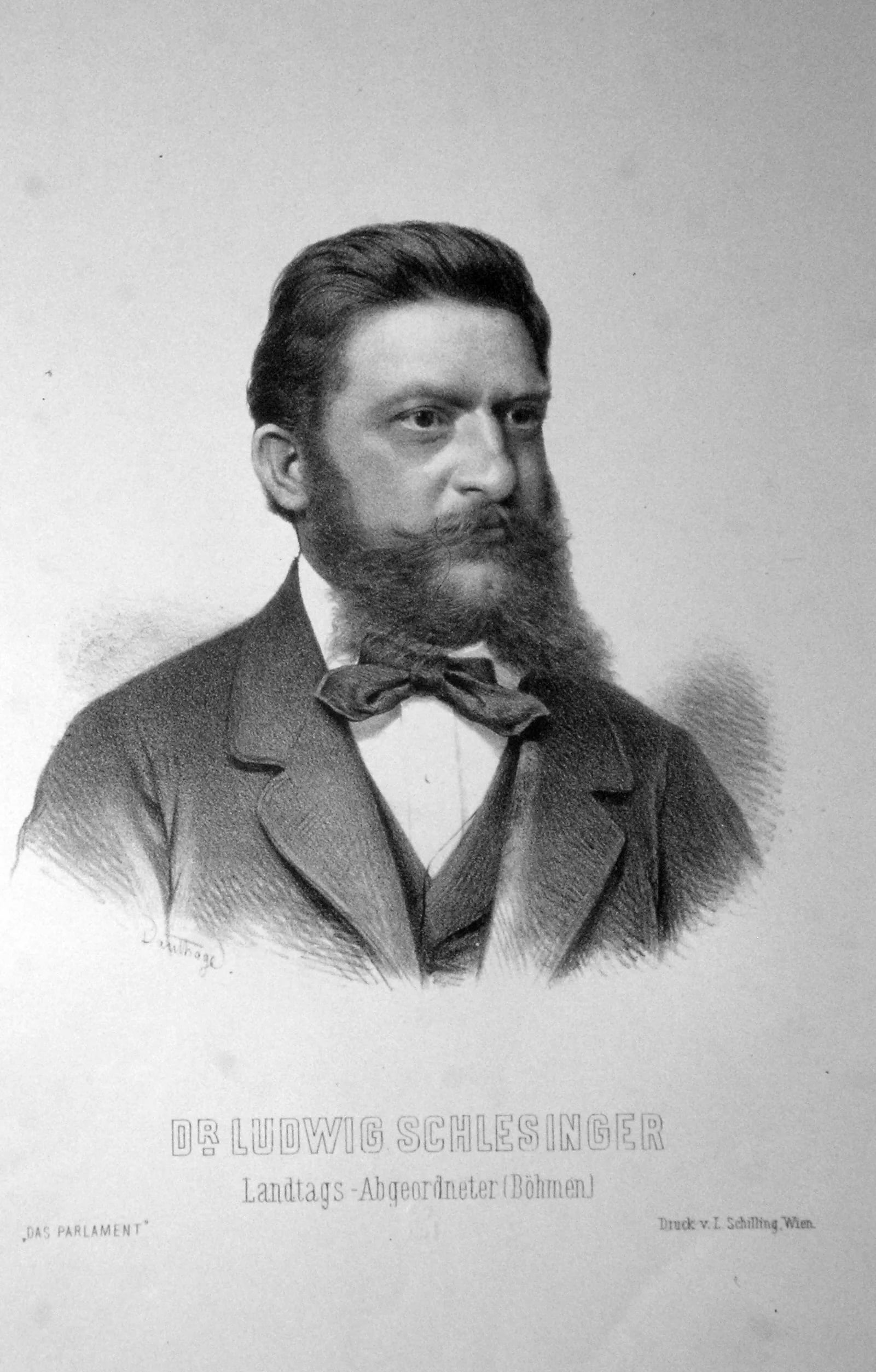 Portrait of Ludwig Schlesinger (1838–1899) – memorial page