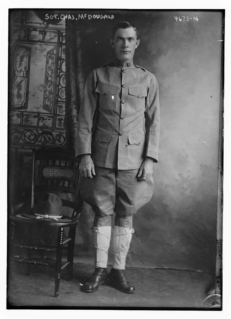 Portrait of Charles Austin McDougald (1886–1918) – memorial page
