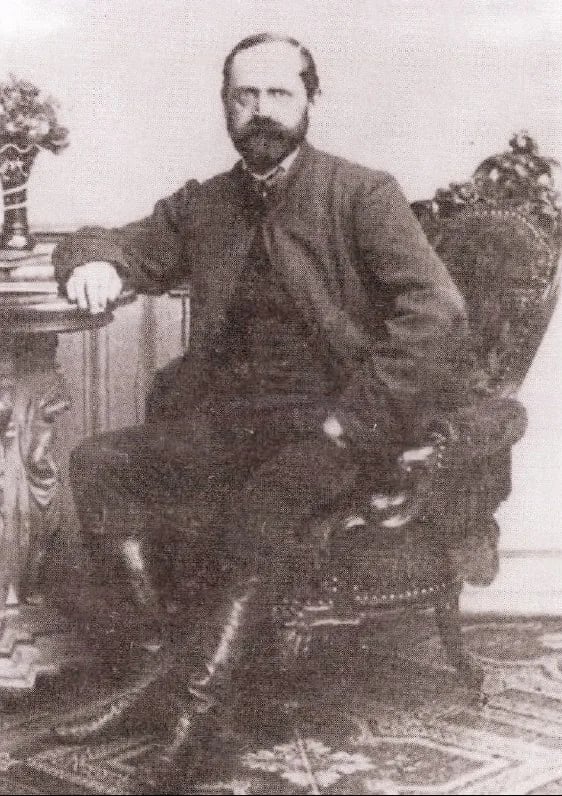 Porträt von Kálmán Hertelendy (1820–1875) – Gedenkseite