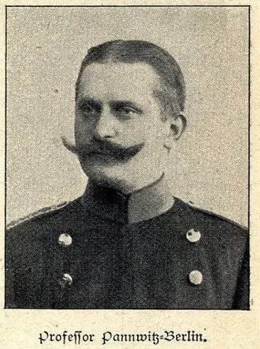 Porträt von Gotthold Pannwitz (1861–1926) – Gedenkseite