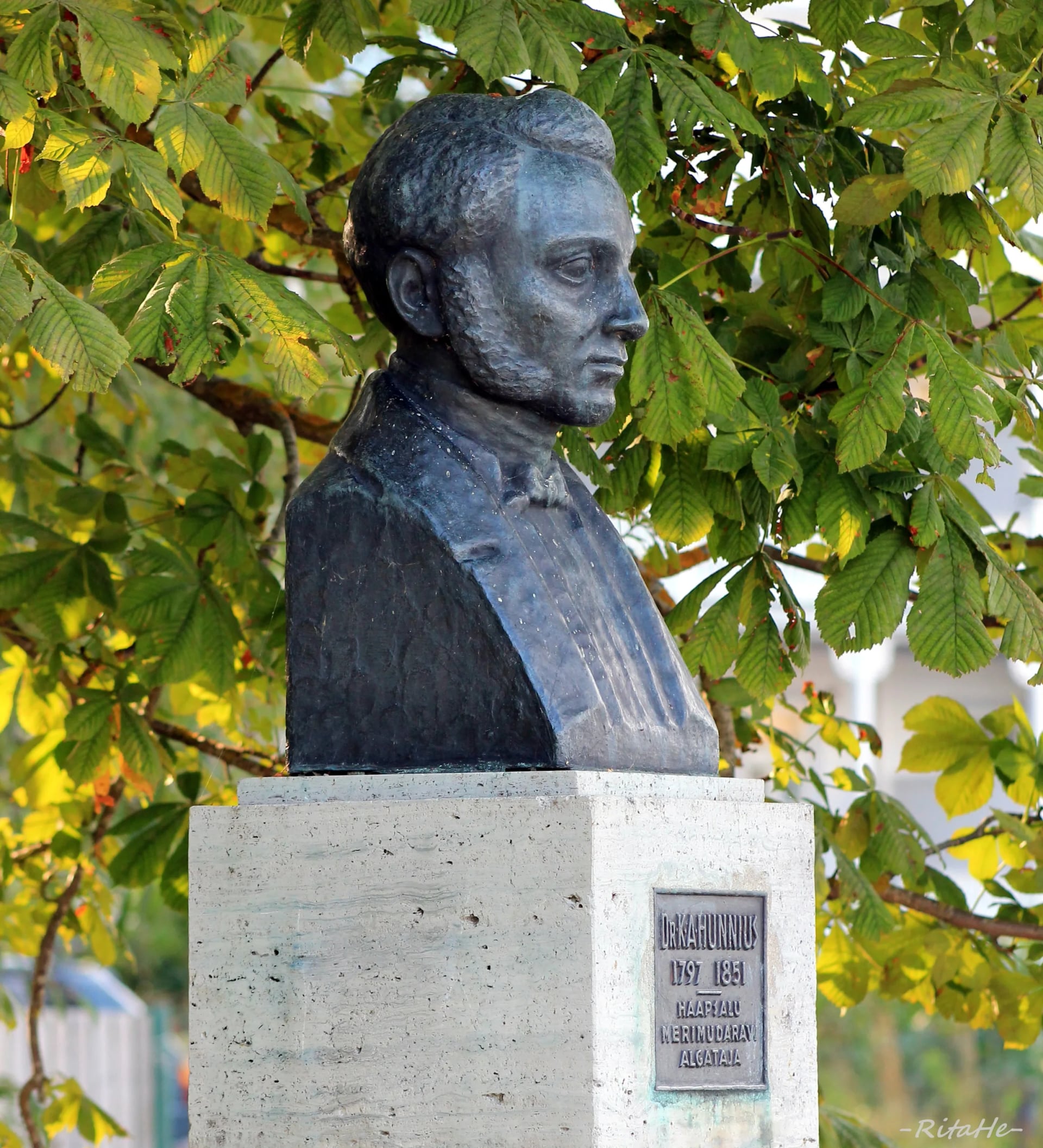 Portrait of Carl Abraham Hunnius (1797–1851) – memorial page