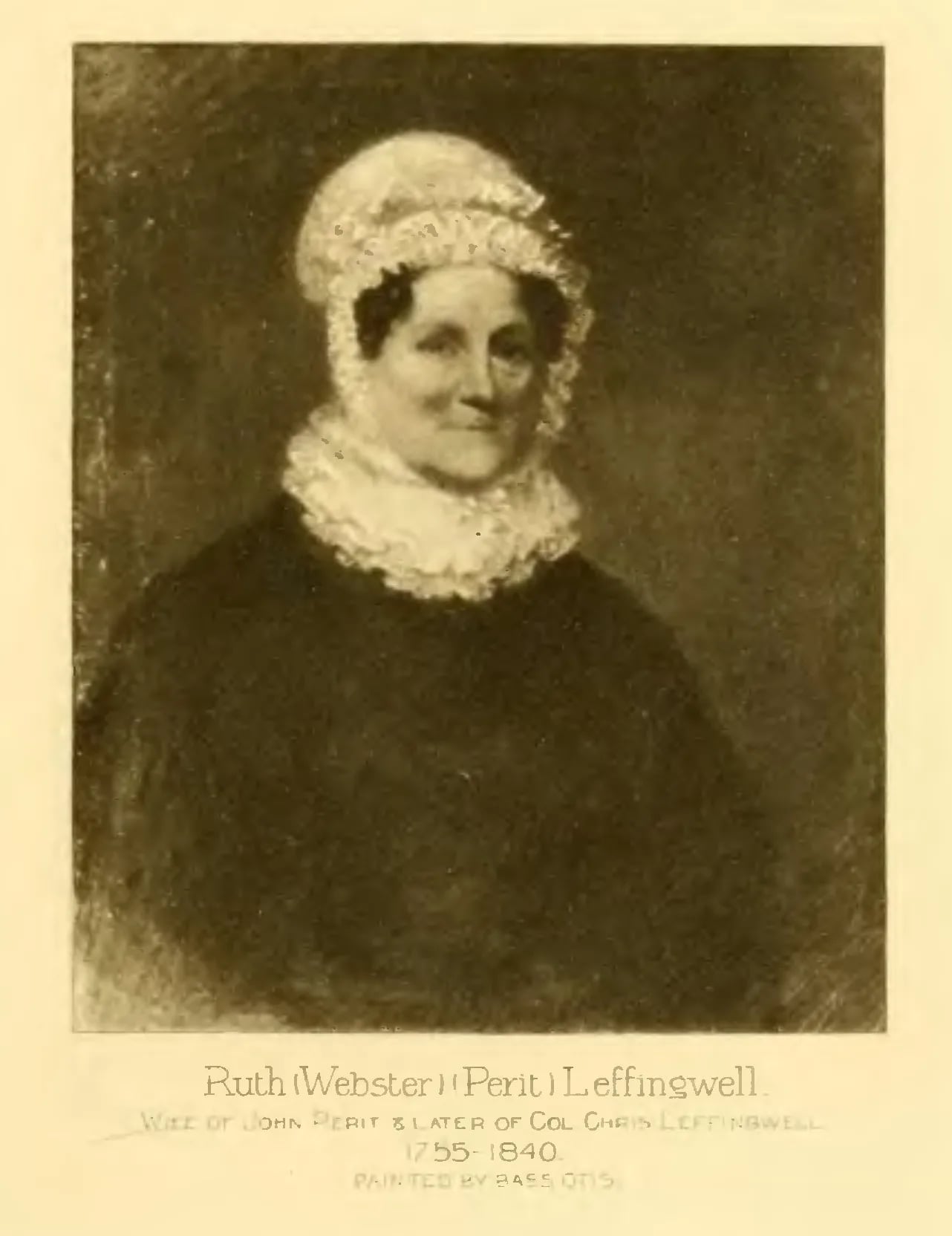 Porträt von Ruth Webster Perit Leffingwell (1755–1840) – Gedenkseite