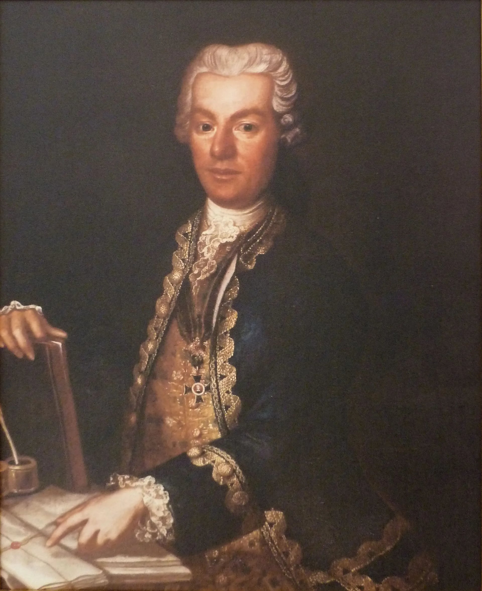 Porträt von Carl von Ulm zu Erbach (1725–1781) – Gedenkseite