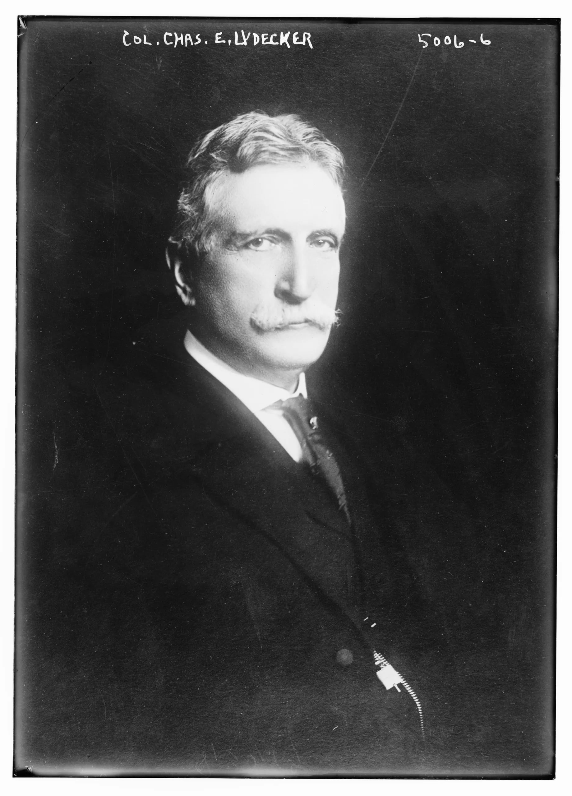 Portrait of Charles Edward Lydecker (1851–1920) – memorial page