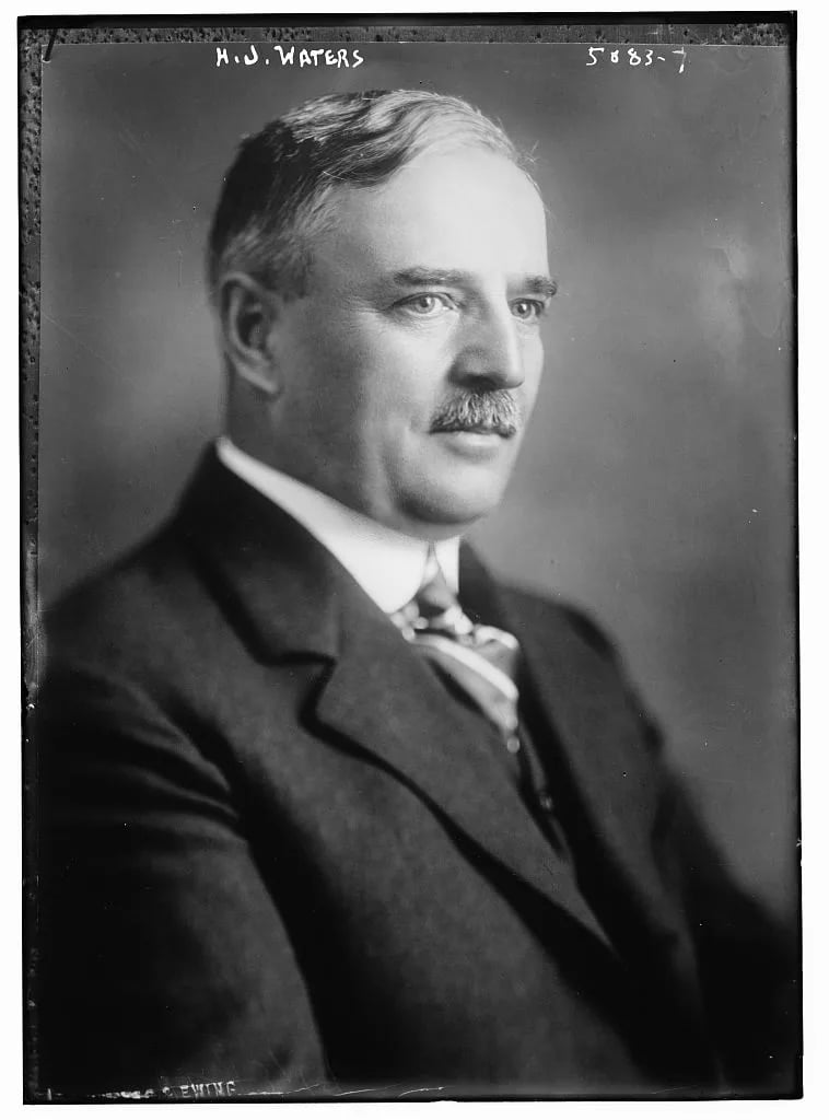 Portrait of Henry Jackson Waters (1865–1925) – memorial page