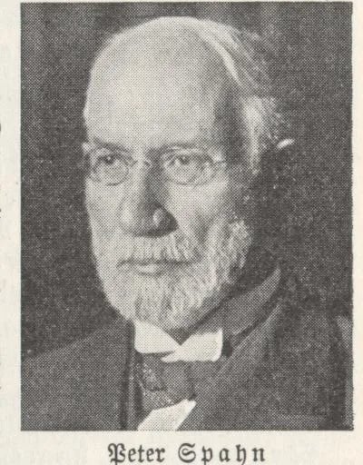 Porträt von Peter Spahn (1846–1925) – Gedenkseite