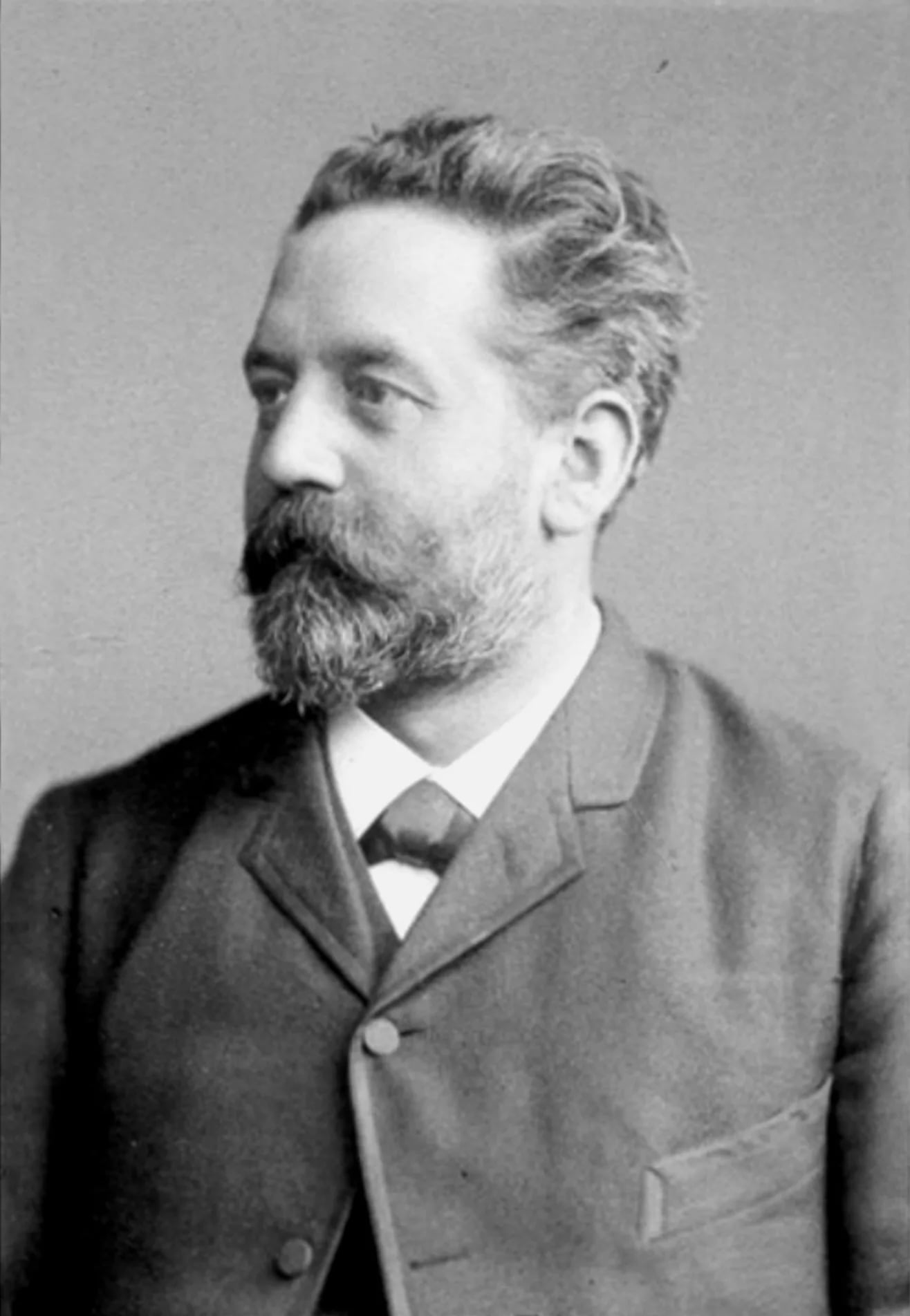 Porträt von Ferdinand Tiemann (1848–1899) – Gedenkseite